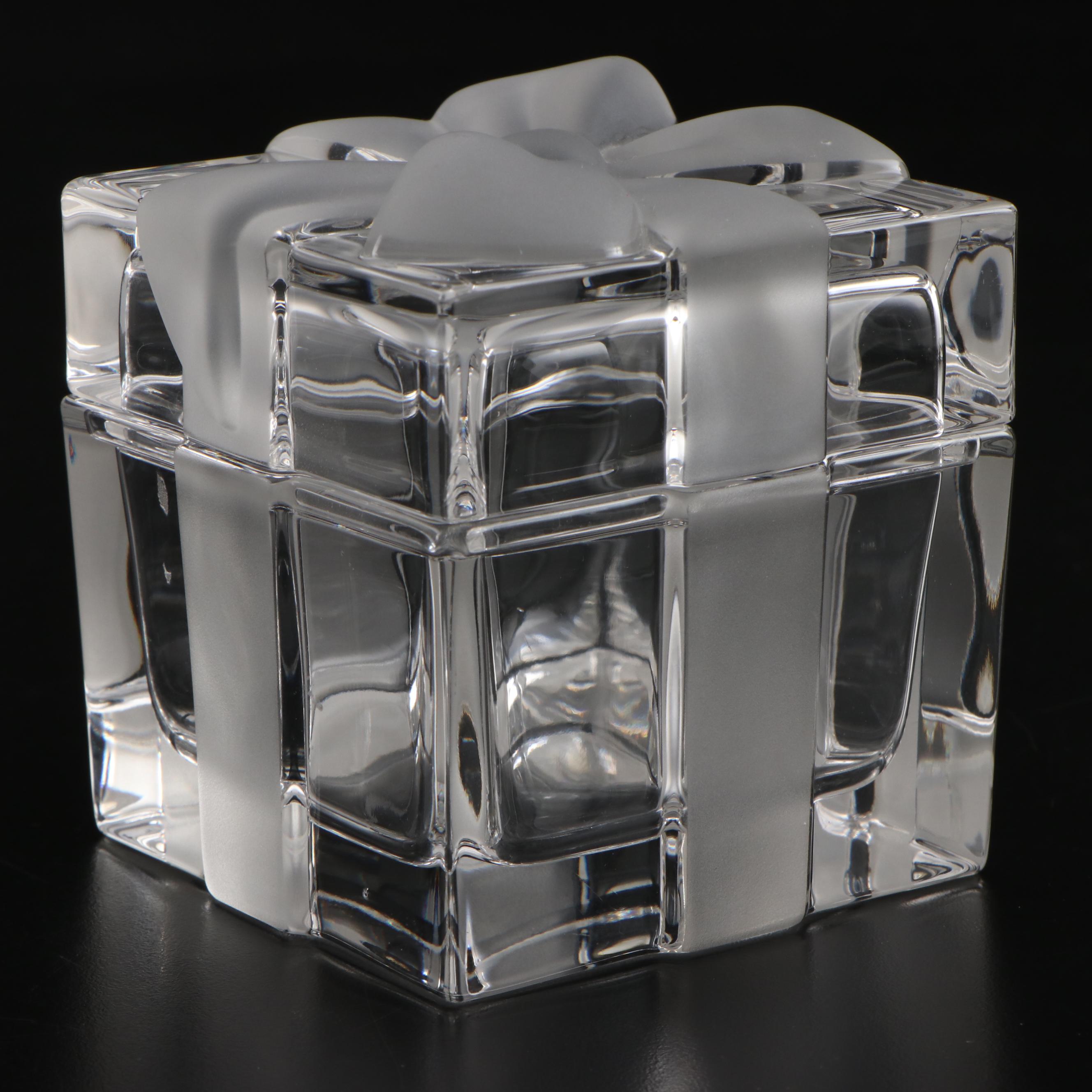 Tiffany & Co. Crystal Gift Box with Bow