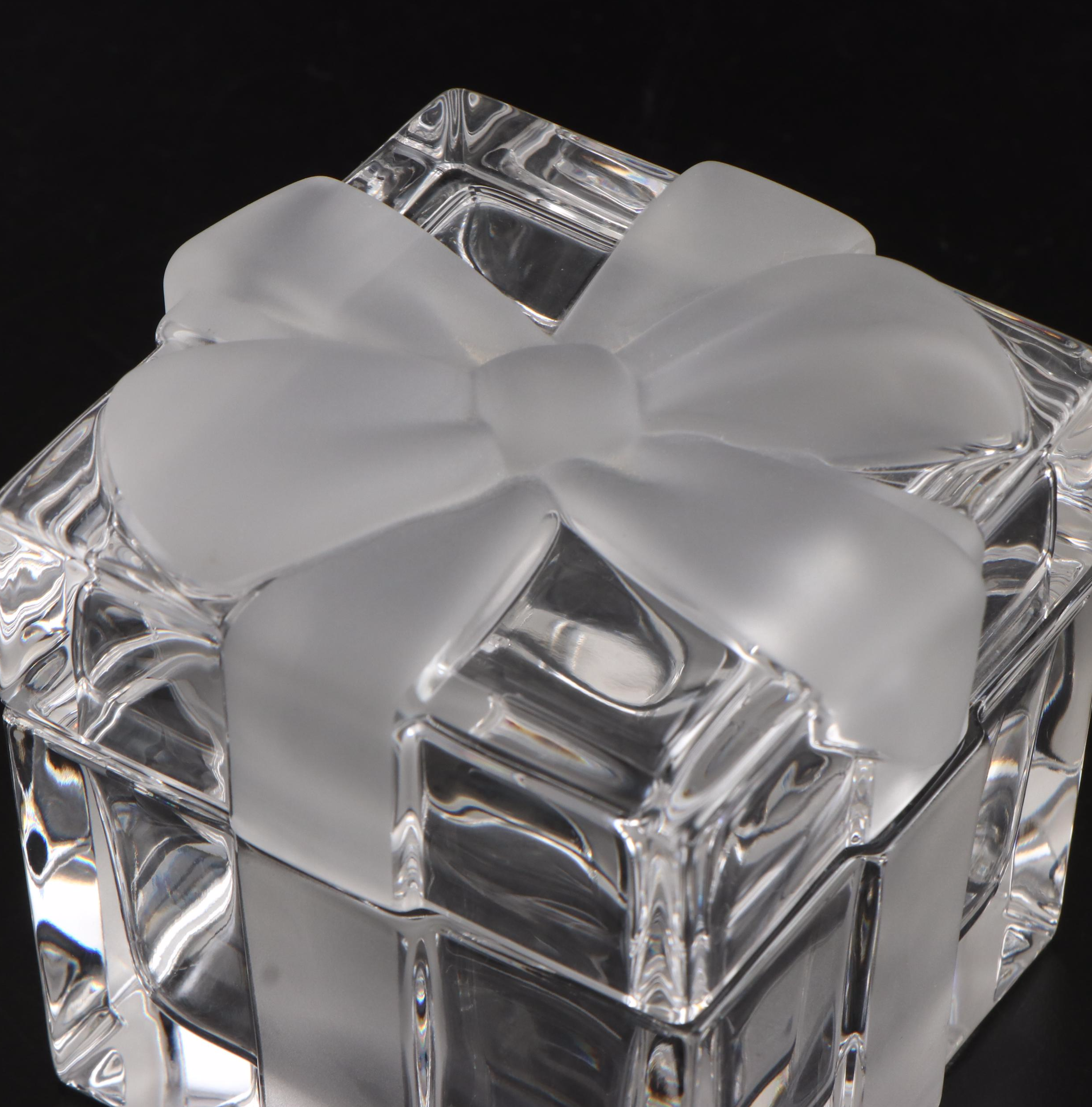 Tiffany & Co. Crystal Gift Box with Bow