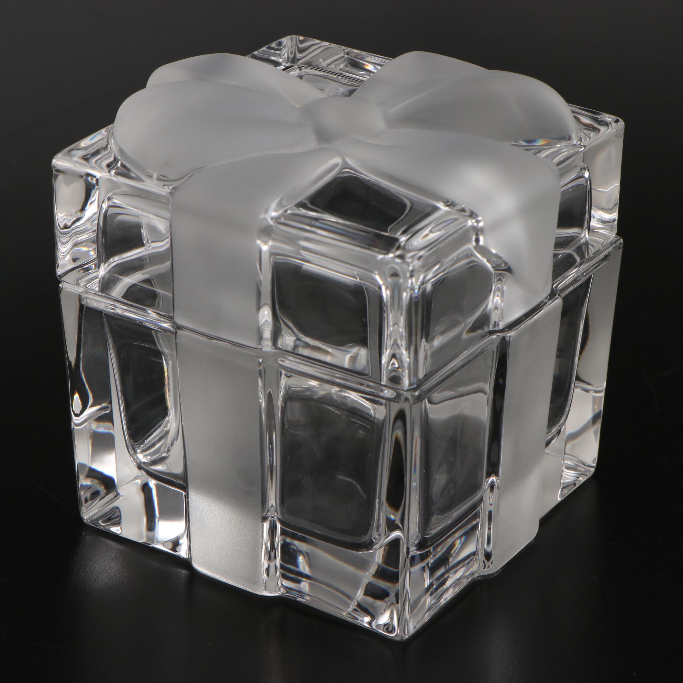 Tiffany & Co. Crystal Gift Box with Bow