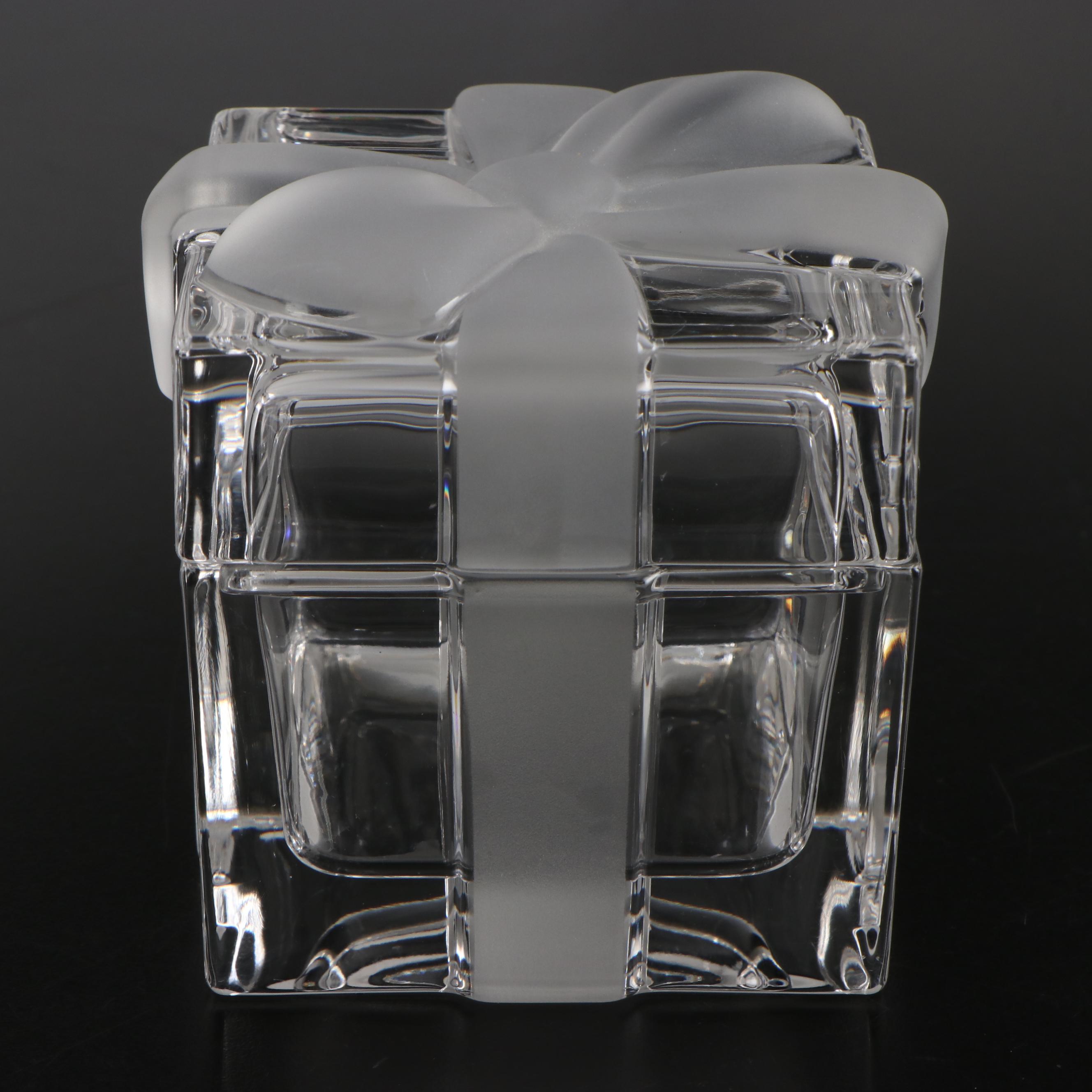 Tiffany & Co. Crystal Gift Box with Bow
