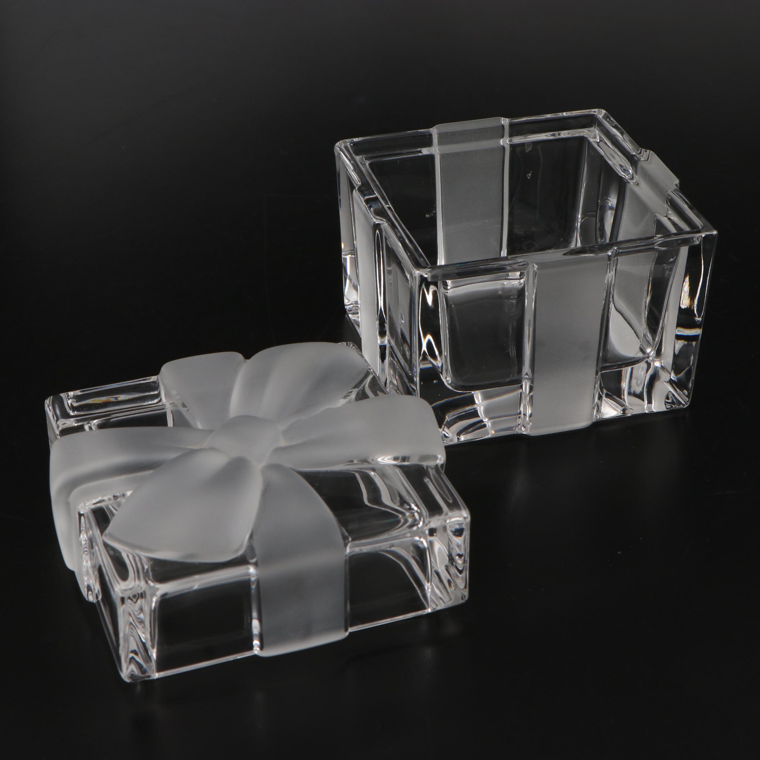 Tiffany & Co. Crystal Gift Box with Bow