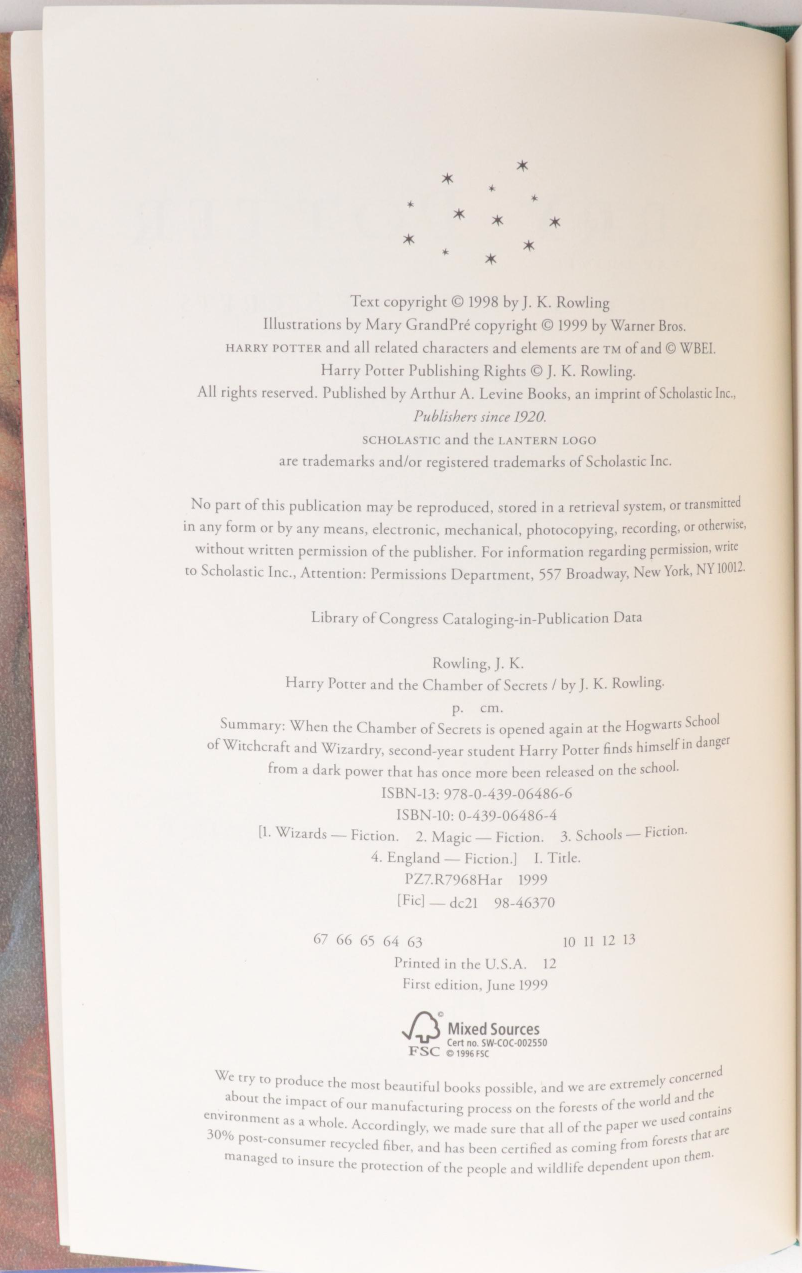 First American Edition "Harry Potter" Complete Series by J. K. Rowling