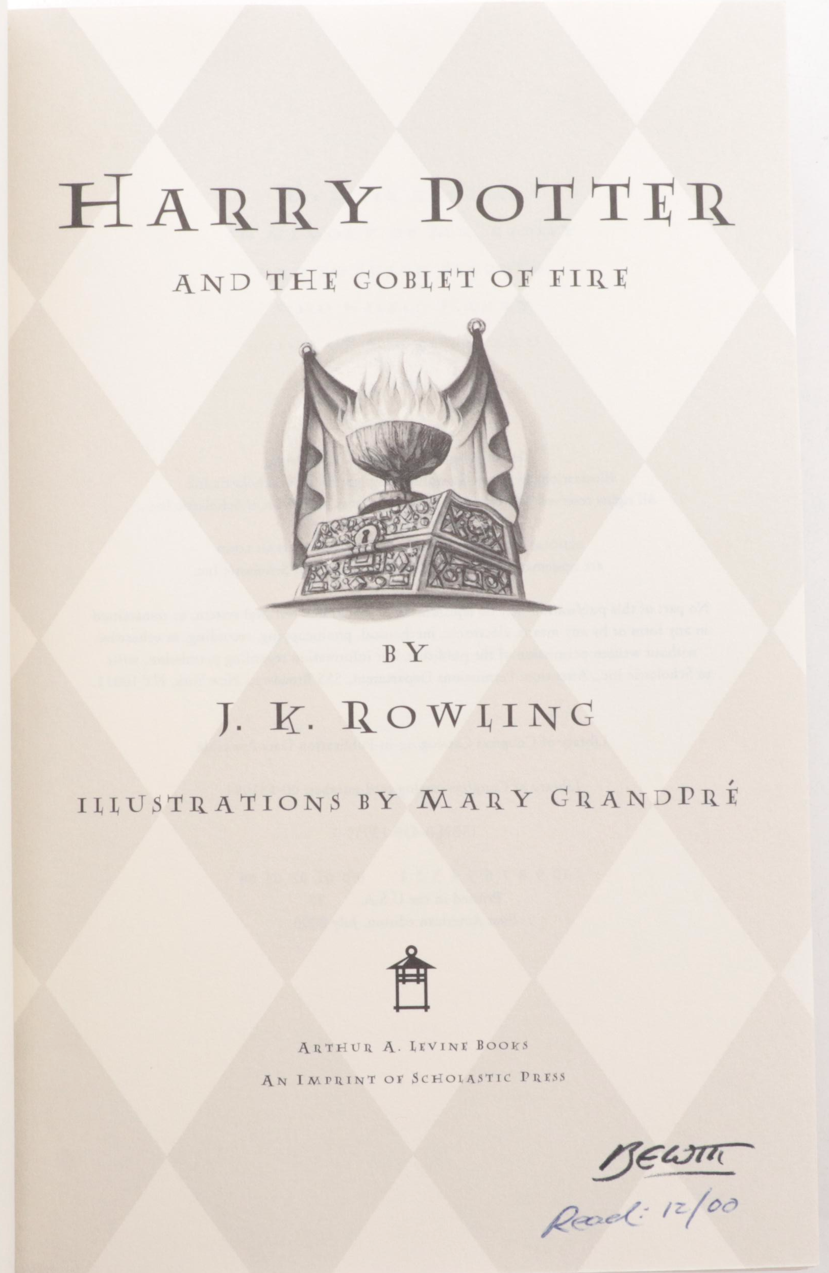 First American Edition "Harry Potter" Complete Series by J. K. Rowling