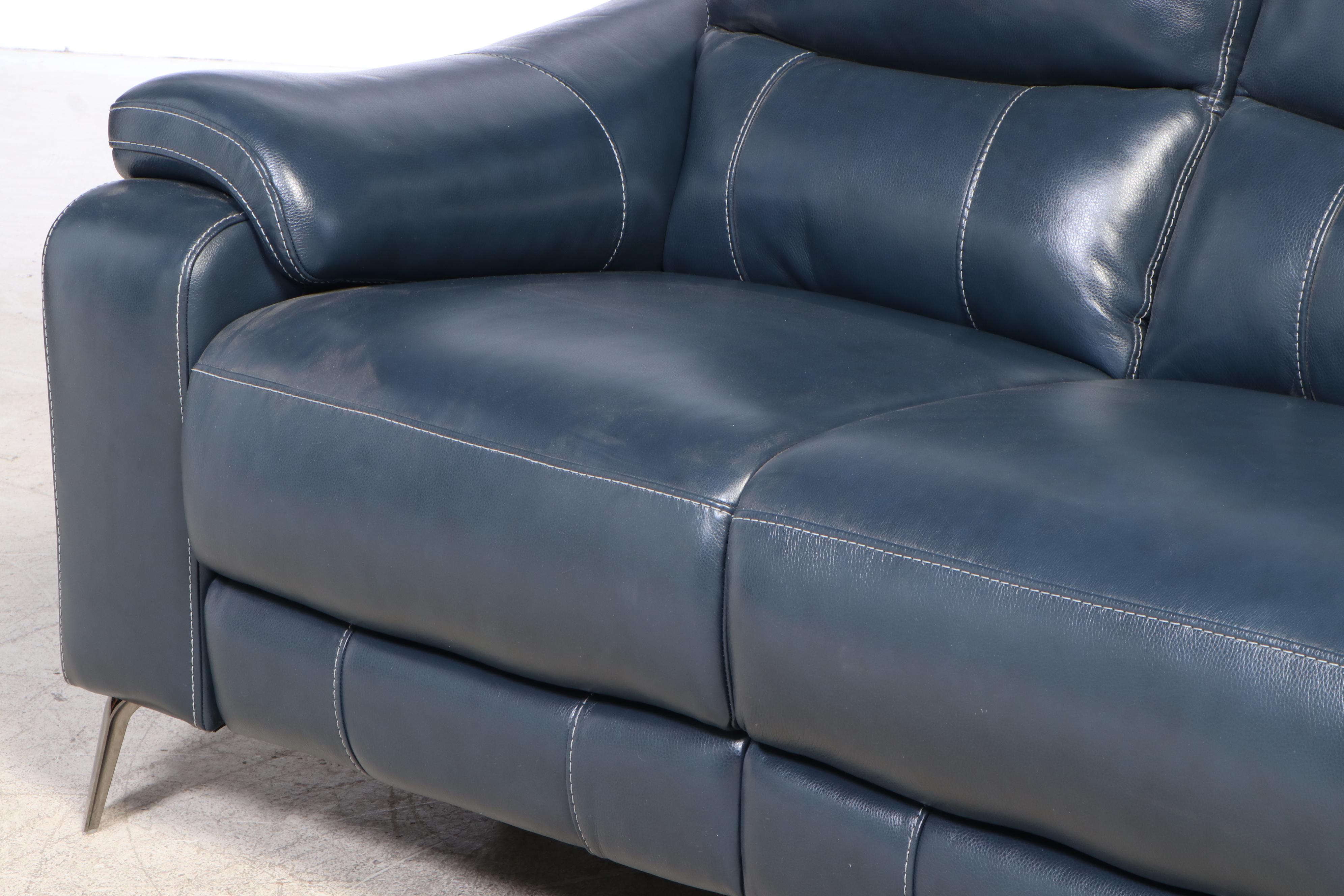 Leather Recliner Sofa