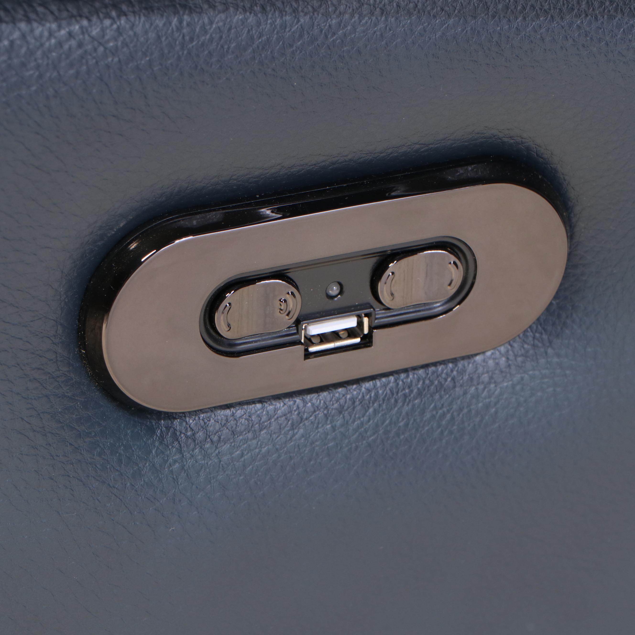 Leather Recliner Sofa