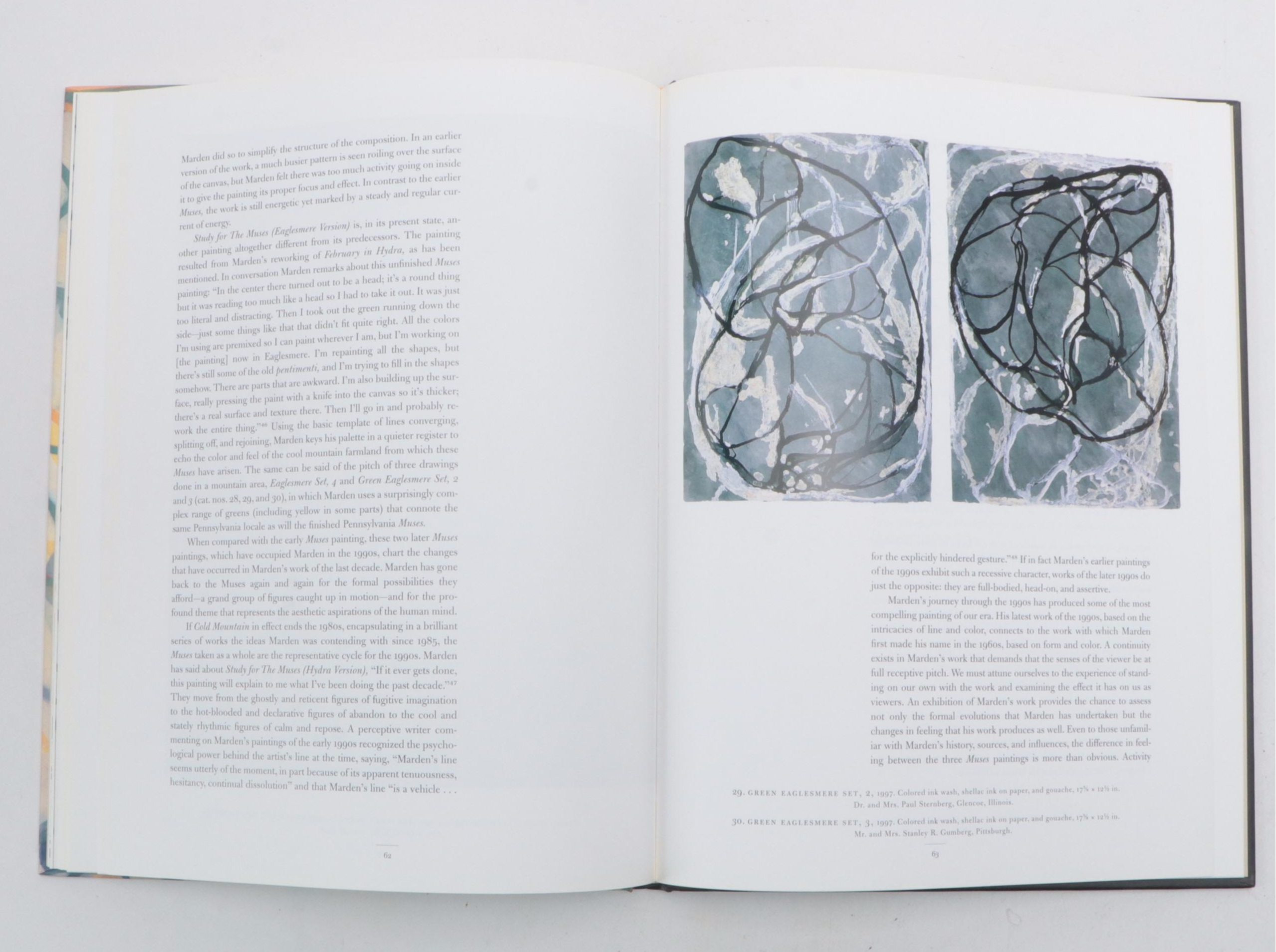 "Brice Marden: Work of the 1990s" Catalogue by Charles Wylie, 1999