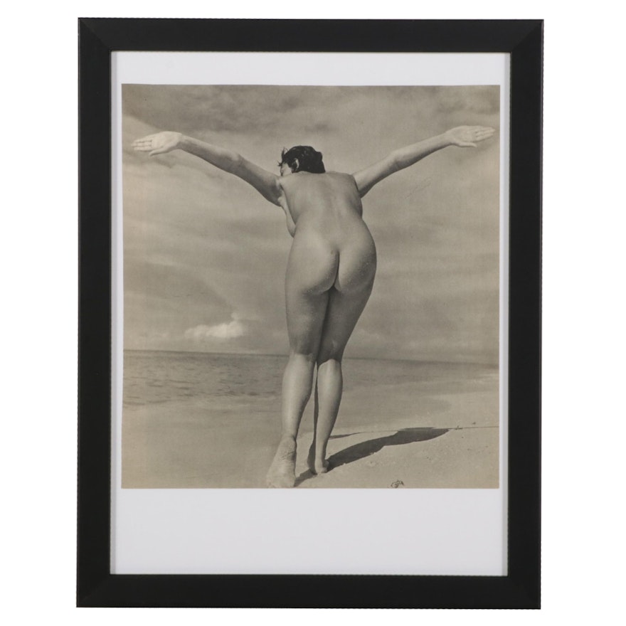 André de Dienes Nude Rotogravure From "Nus," 1949