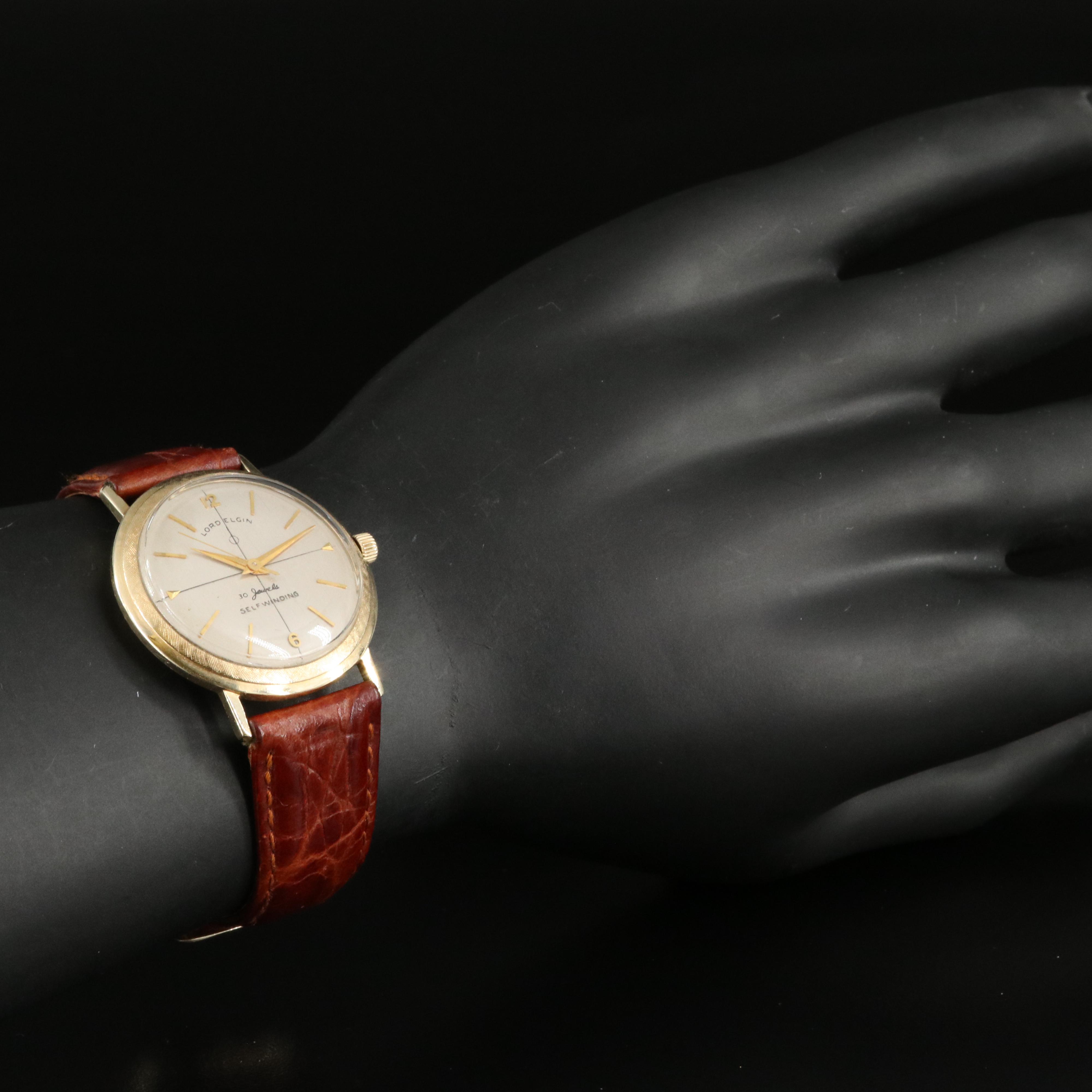 14K Lord Elgin Self Winding Watch