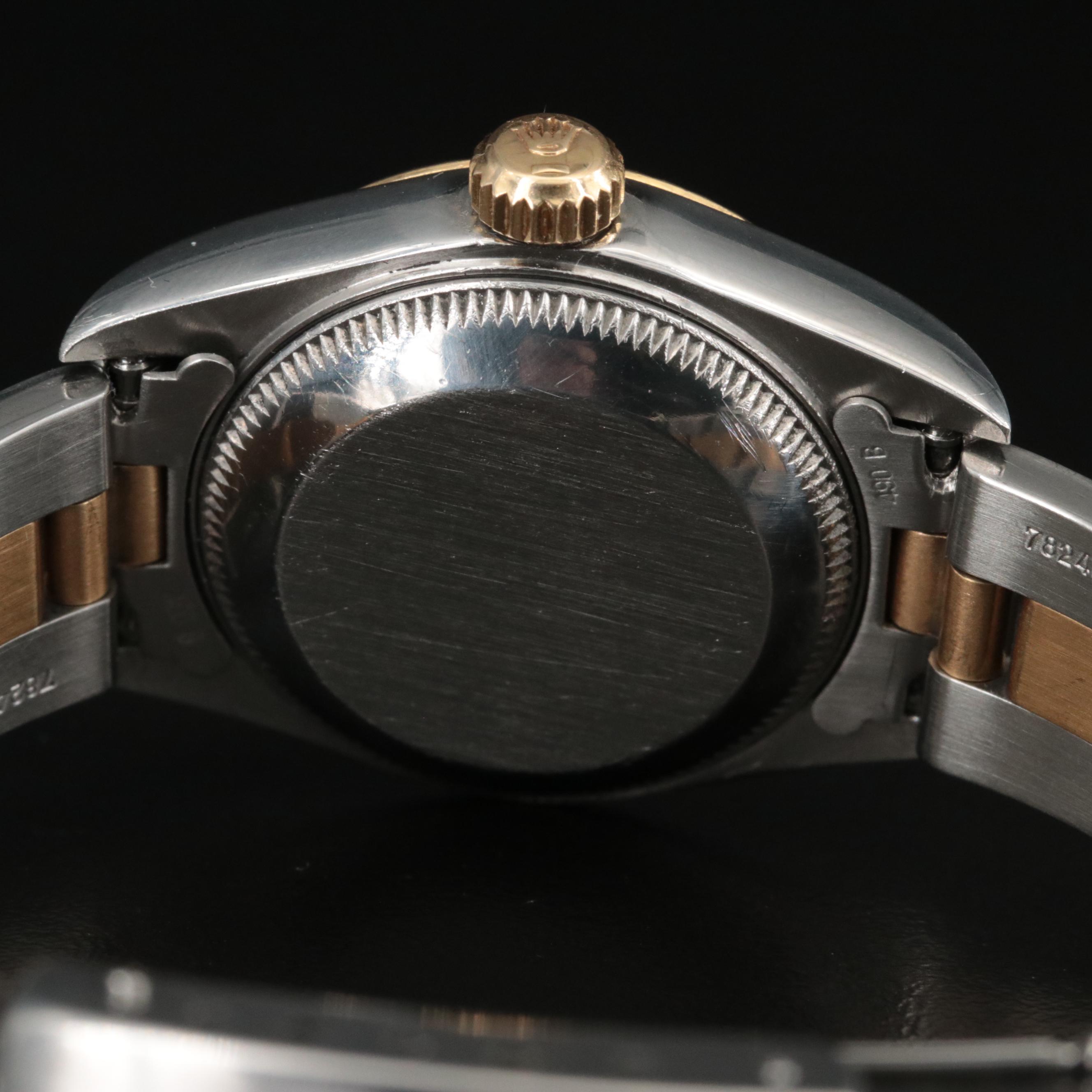 1999 Rolex Stainless Steel and 18K Oyster Perpetual Datejust Watch