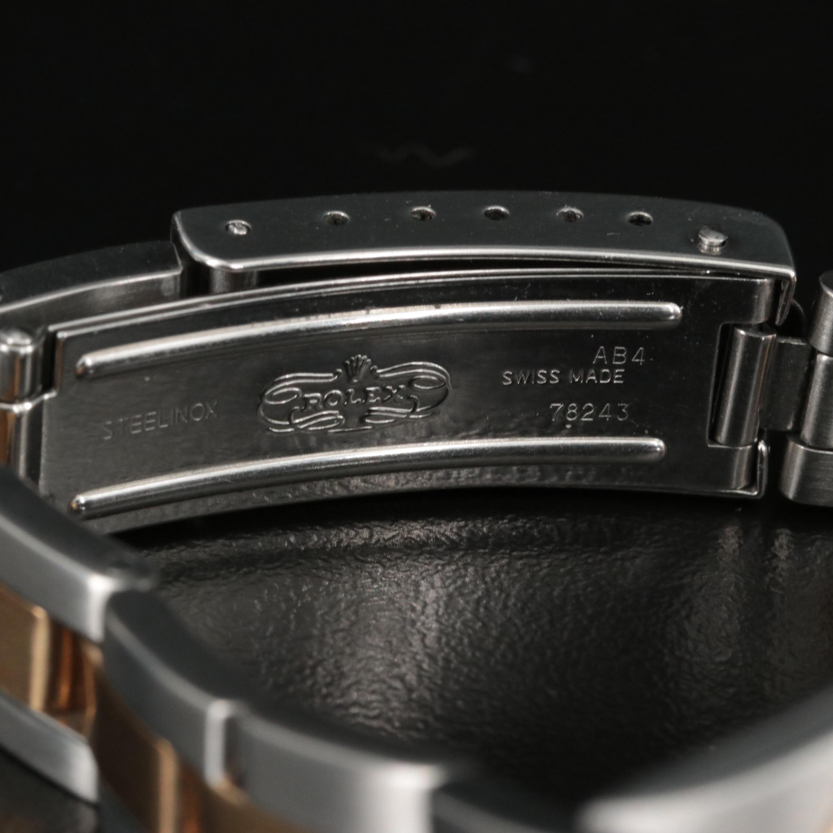 1999 Rolex Stainless Steel and 18K Oyster Perpetual Datejust Watch