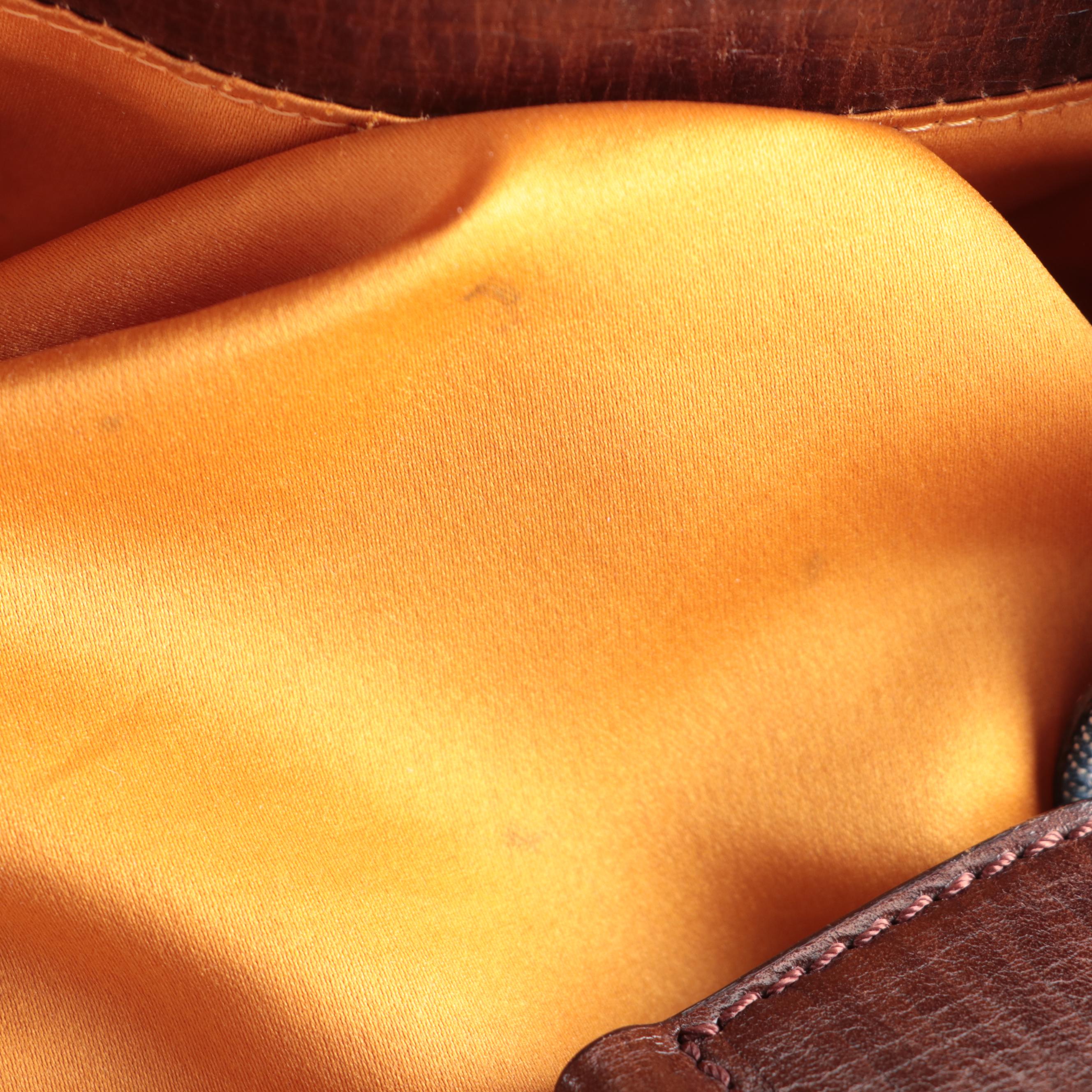 Fendi Du Jour Tote Bag in Denim and Perforated Leather Trim