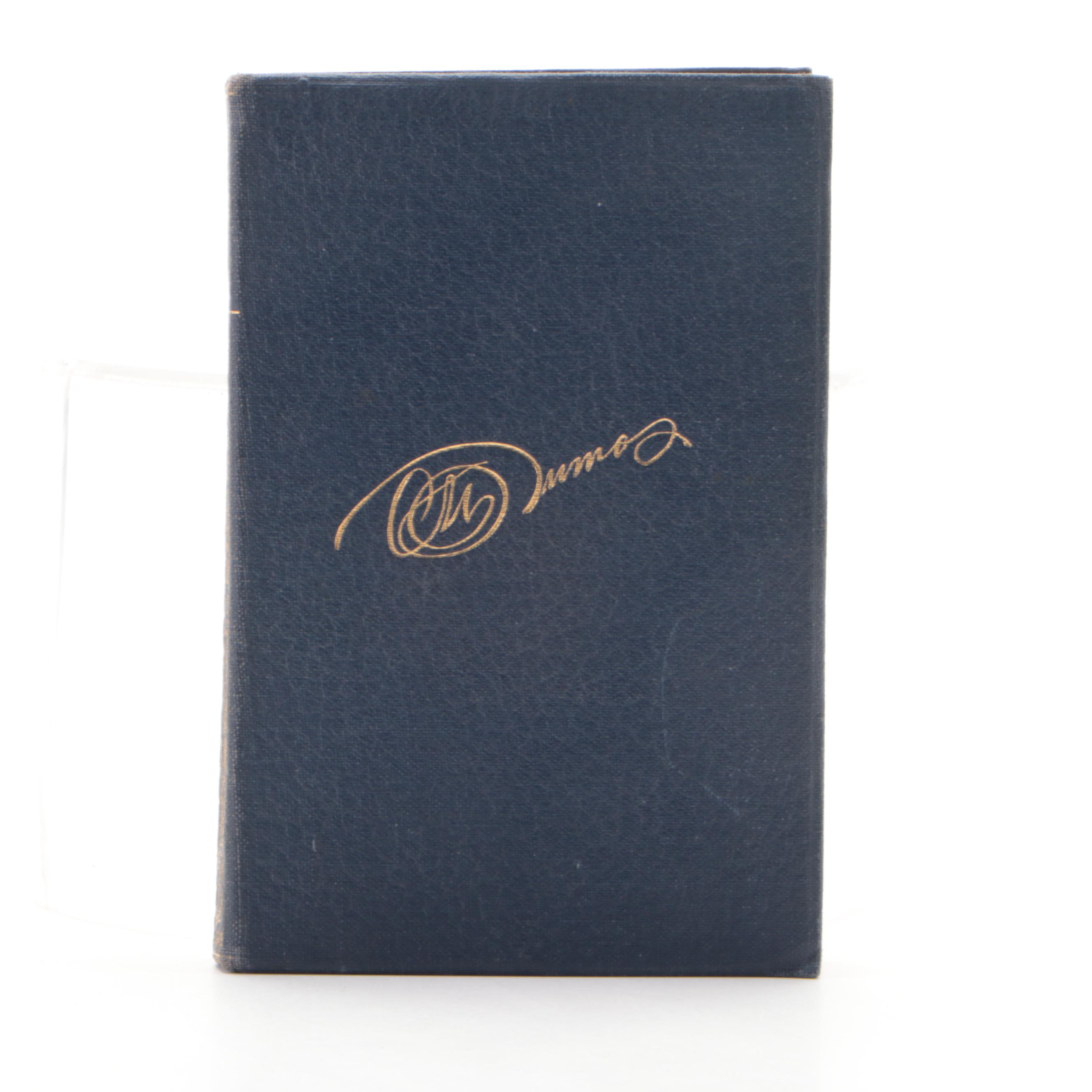 Alexandre Dumas Partial Book Set Including "Twenty Years After"