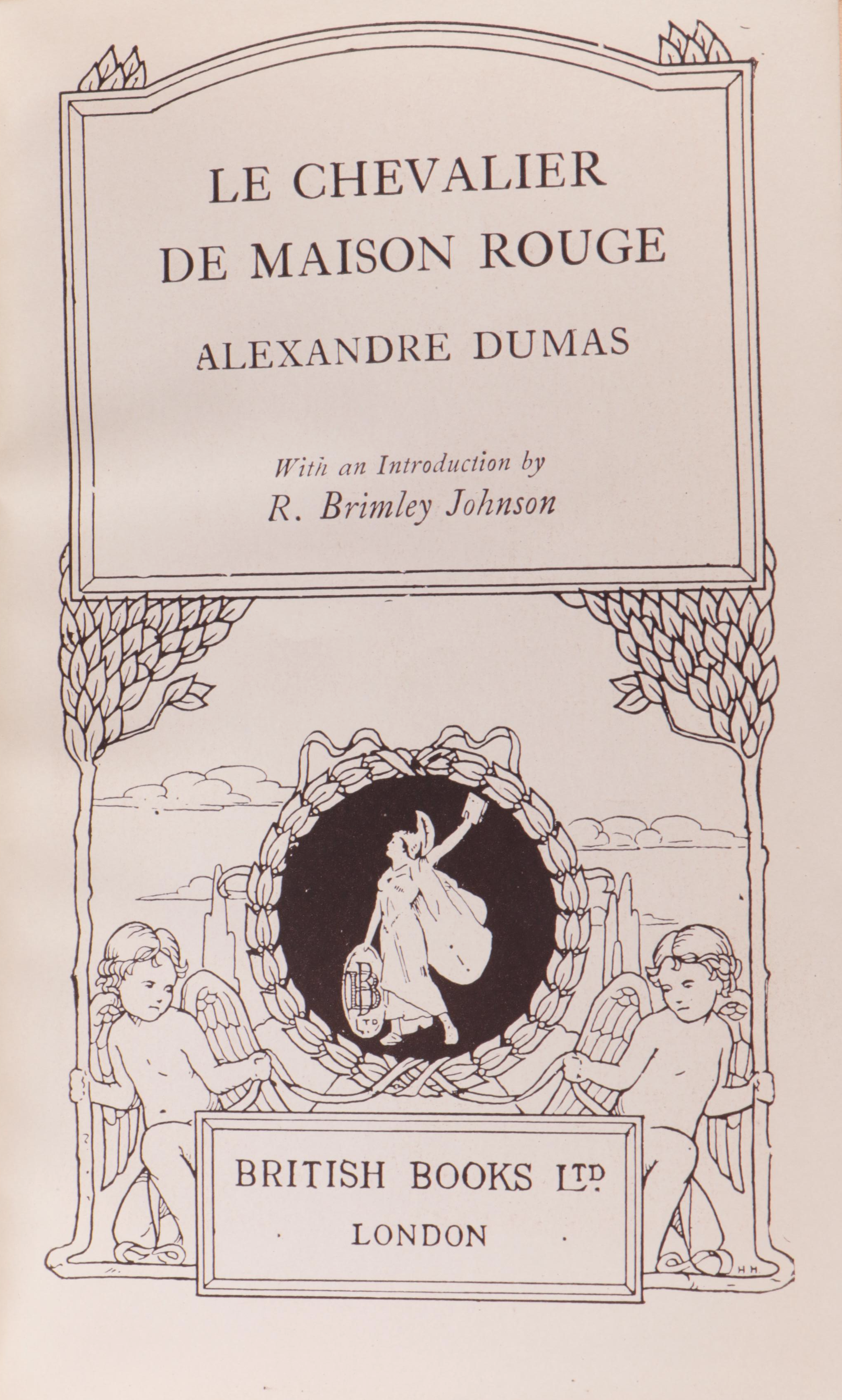 Alexandre Dumas Partial Book Set Including "Twenty Years After"