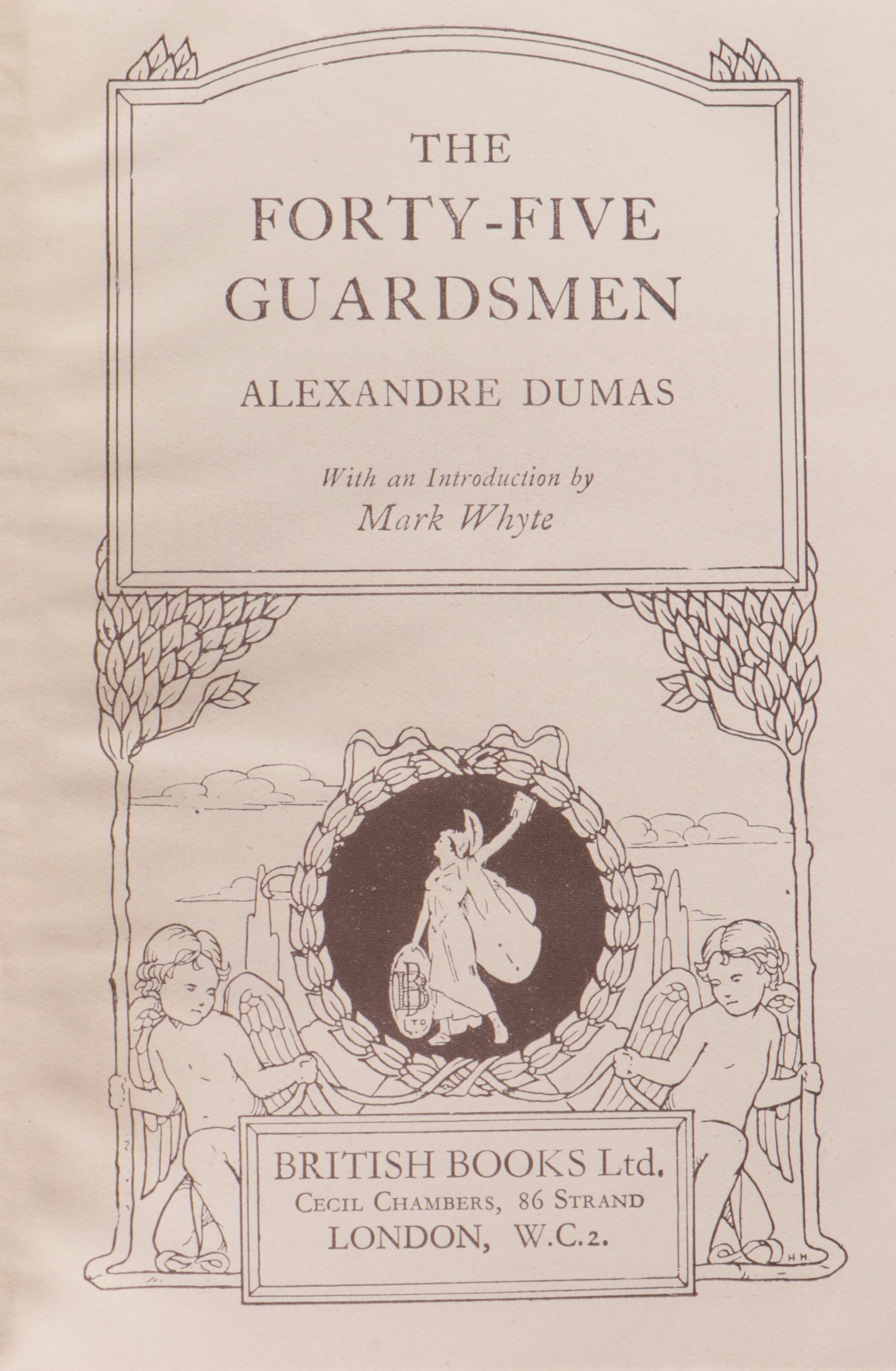 Alexandre Dumas Partial Book Set Including "Twenty Years After"