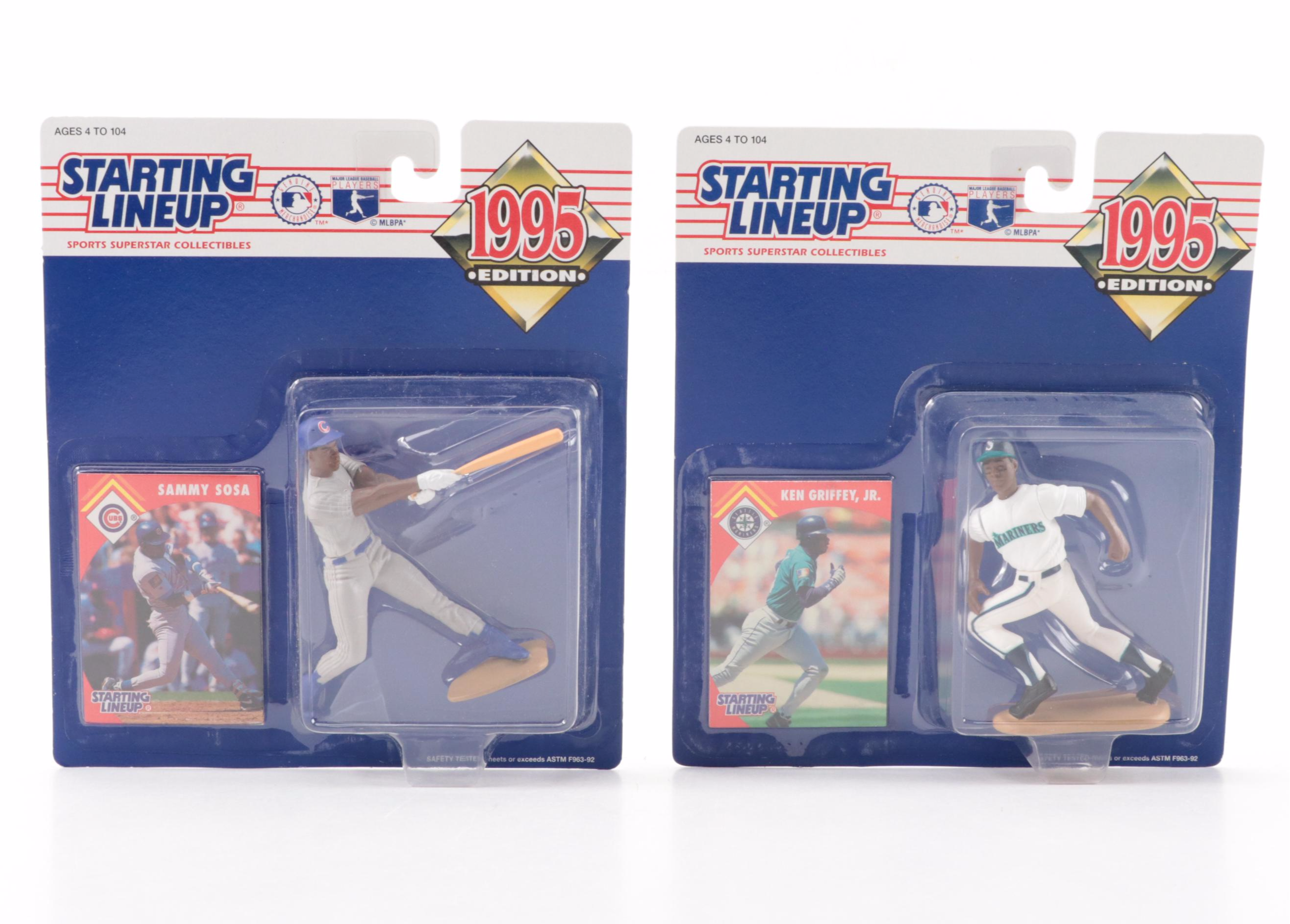 Kenner Starting Lineup Jim Abbott, Mike Piazza and Other Baseball Figures