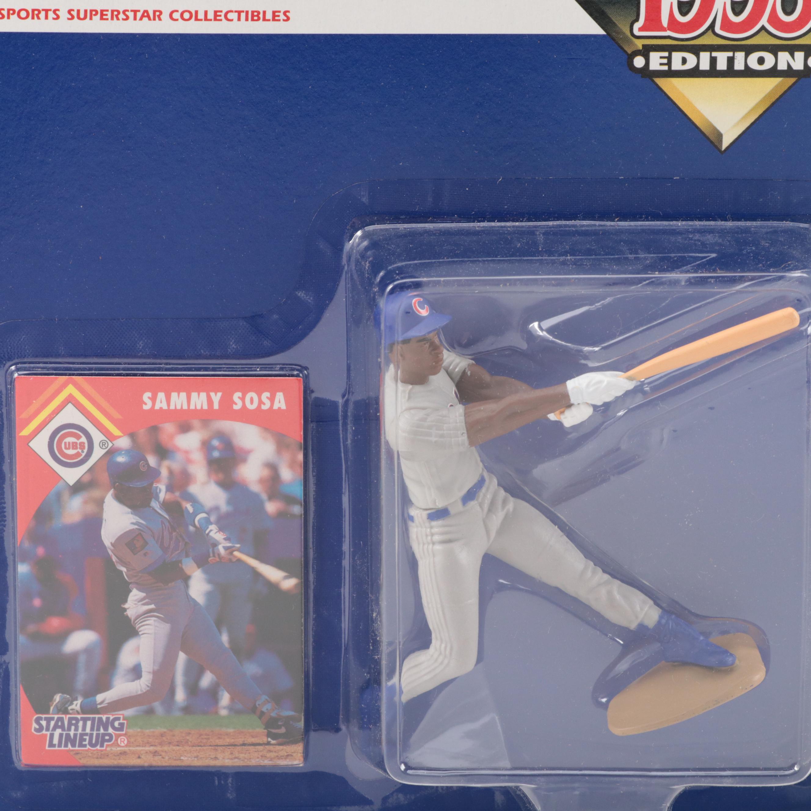 Kenner Starting Lineup Jim Abbott, Mike Piazza and Other Baseball Figures