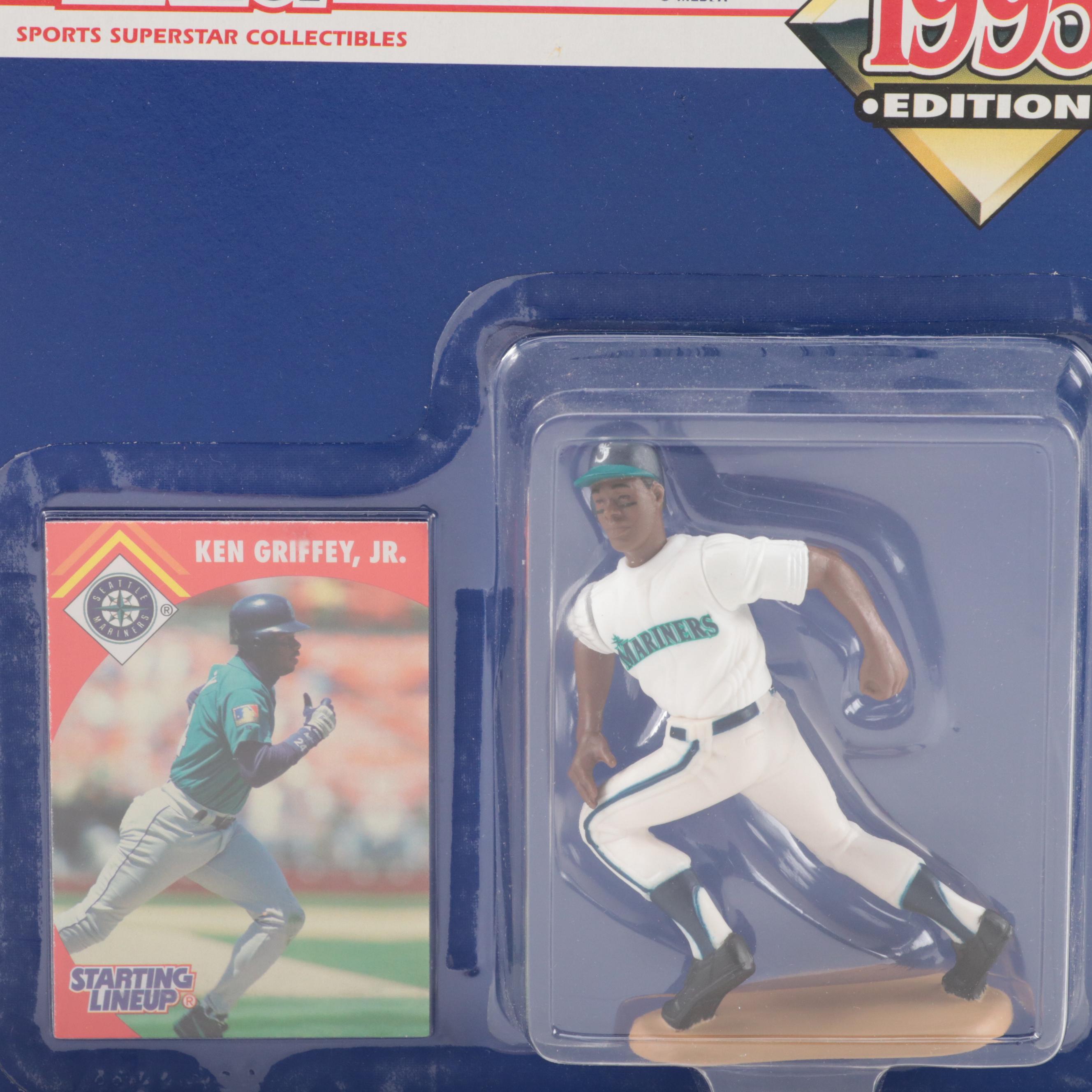 Kenner Starting Lineup Jim Abbott, Mike Piazza and Other Baseball Figures