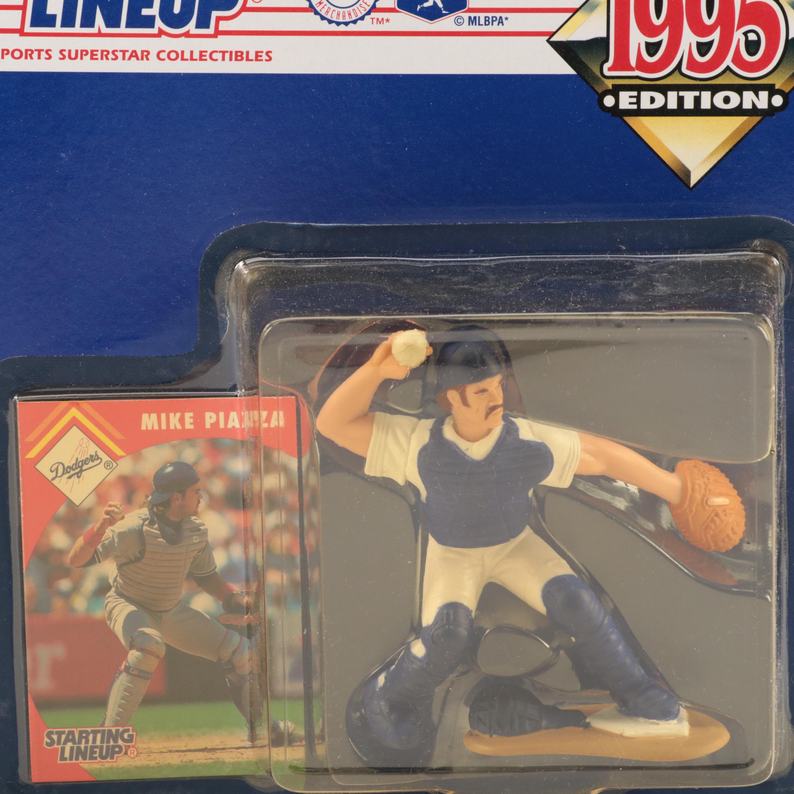 Kenner Starting Lineup Jim Abbott, Mike Piazza and Other Baseball Figures