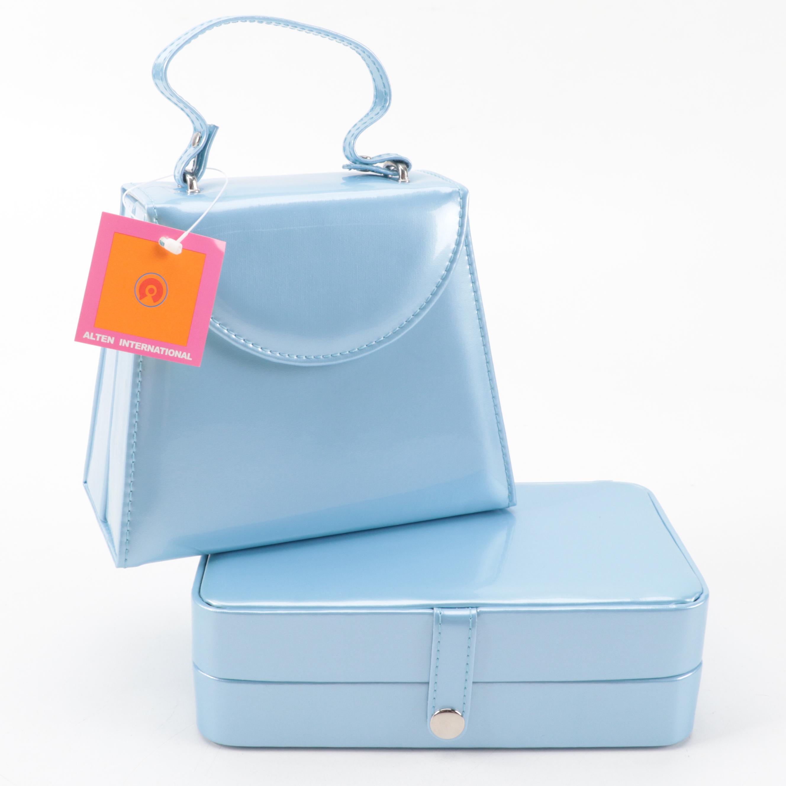 Alten International Vinyl Travel Jewelry Bag and Case