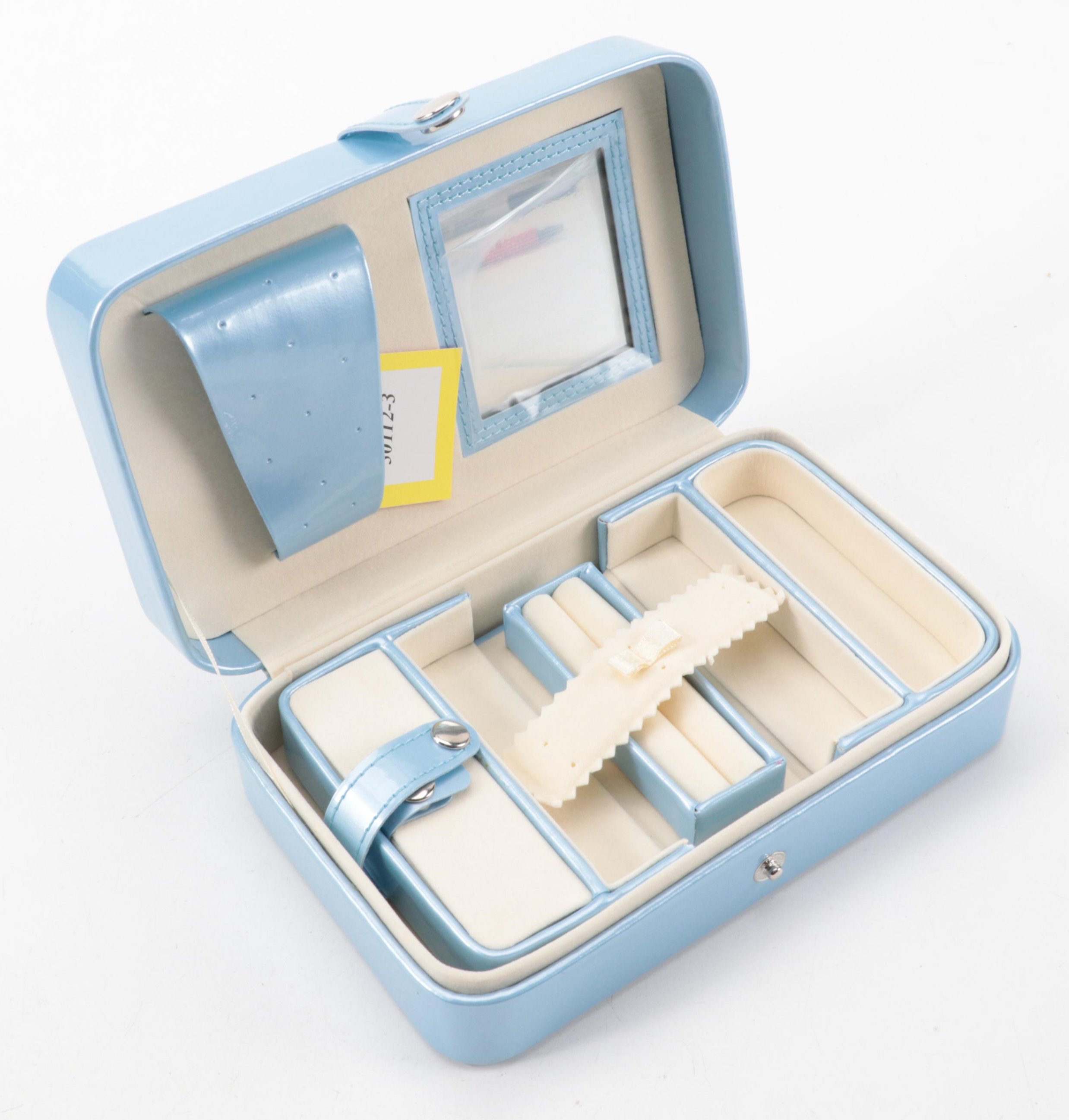 Alten International Vinyl Travel Jewelry Bag and Case