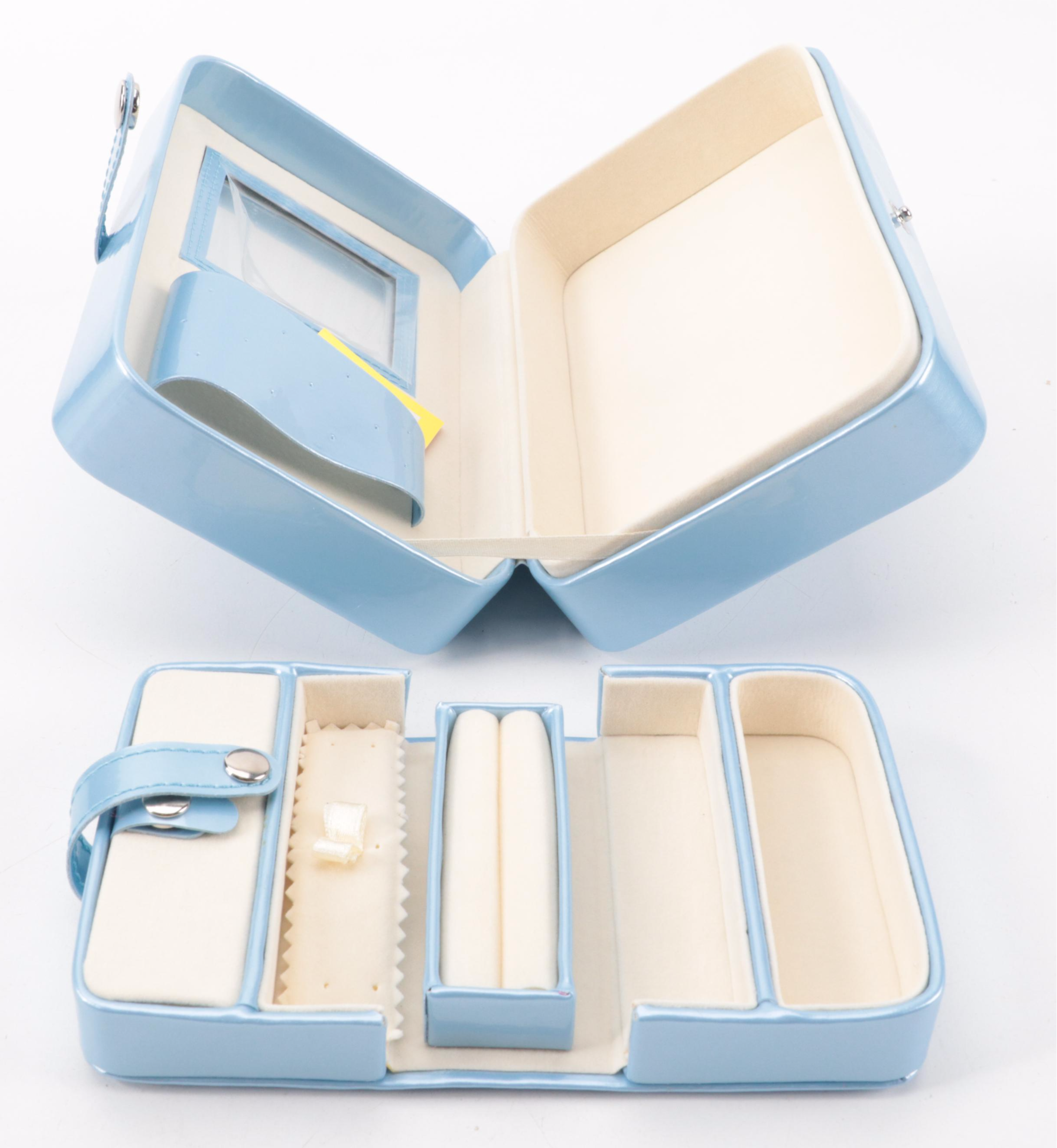 Alten International Vinyl Travel Jewelry Bag and Case