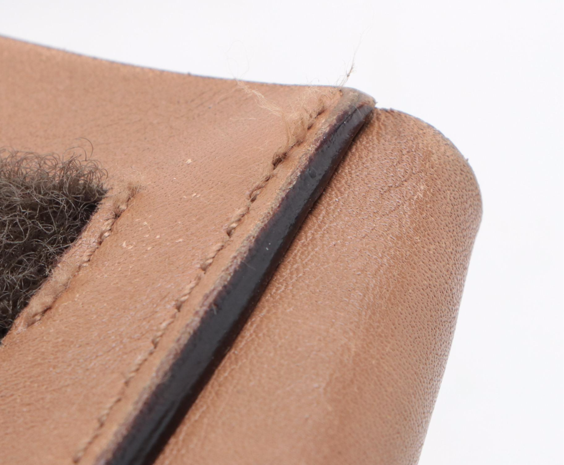 Prada Horizontal Tote Bag in Brown Leather