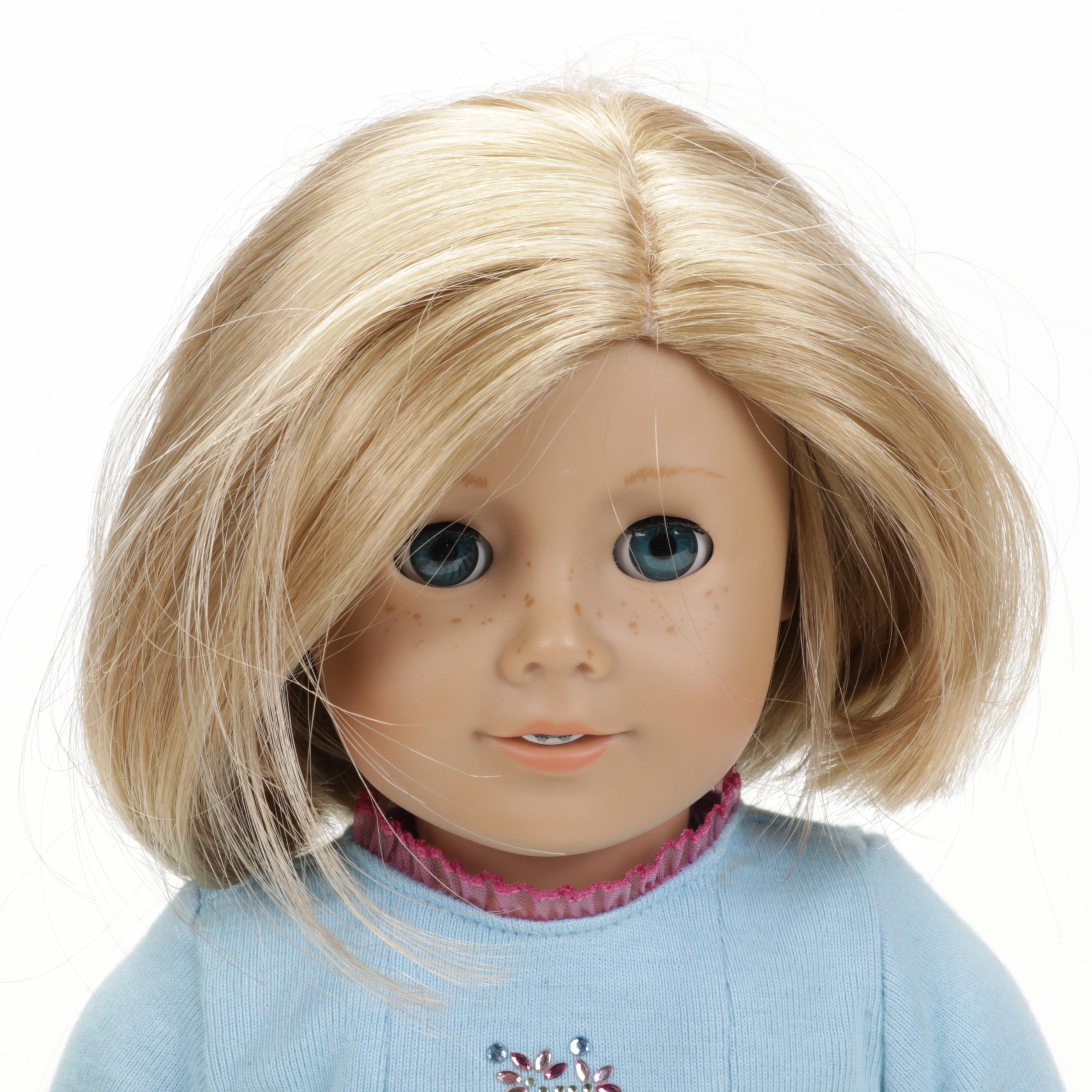 Two American Girl Dolls Featuring "Mia St. Clair" and "Just Like Me", 2008