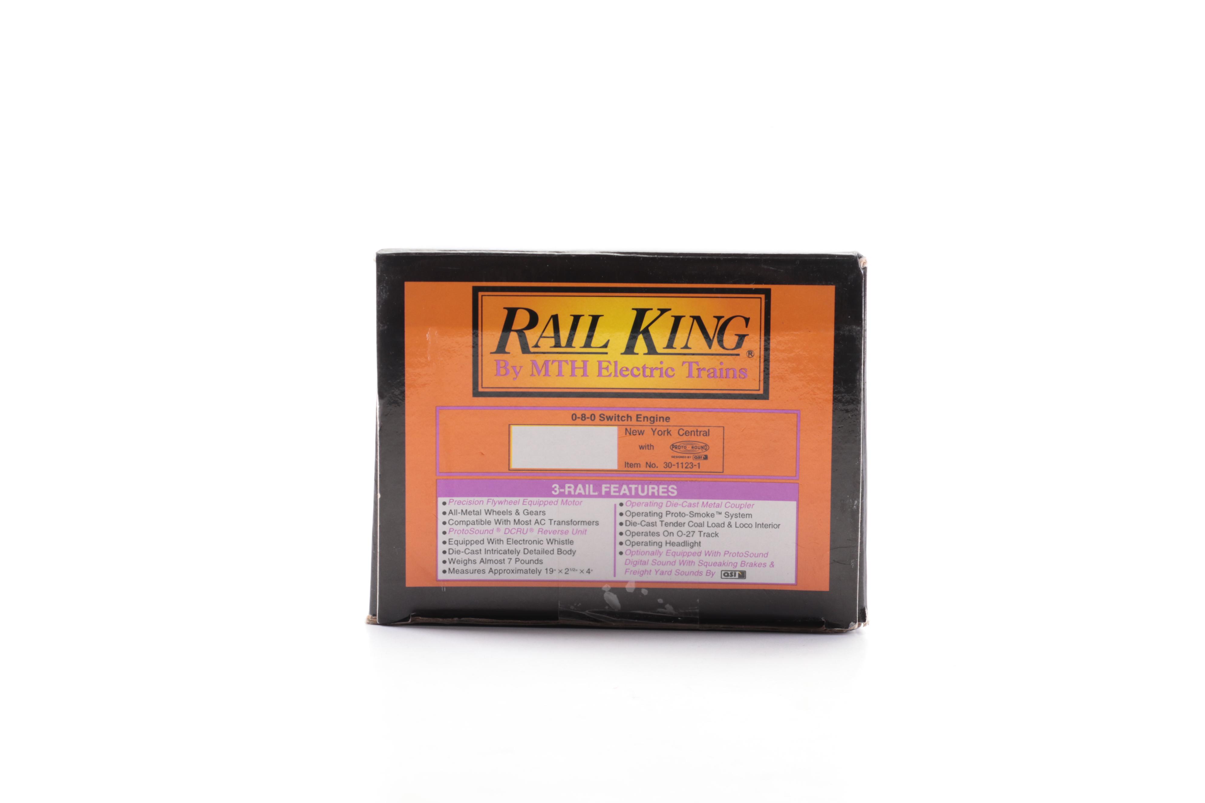 M. T. H. Electric Trains Rail King New York Central 0-8-0 Switch Engine