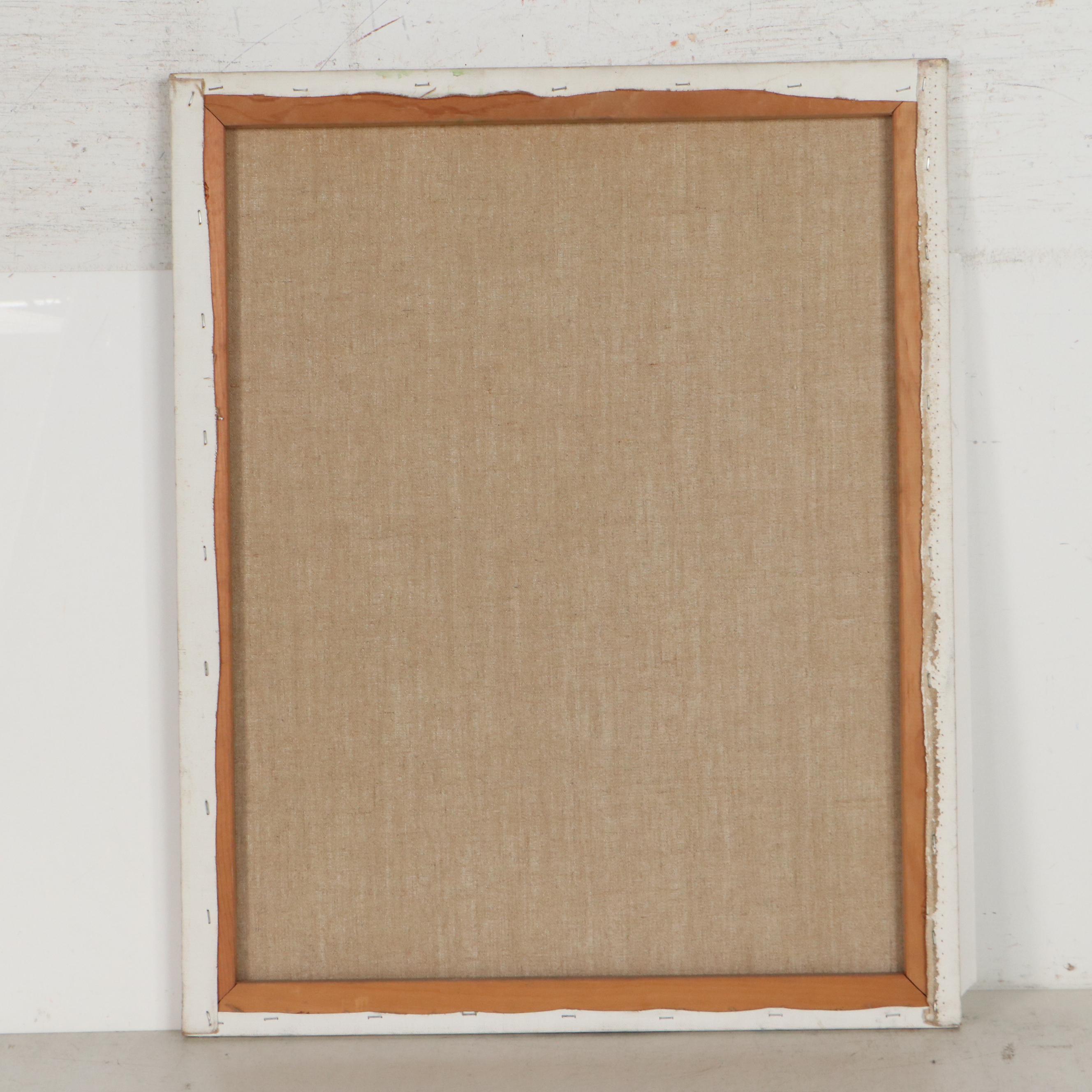 Marion Maas Oil Painting of Seated Figure