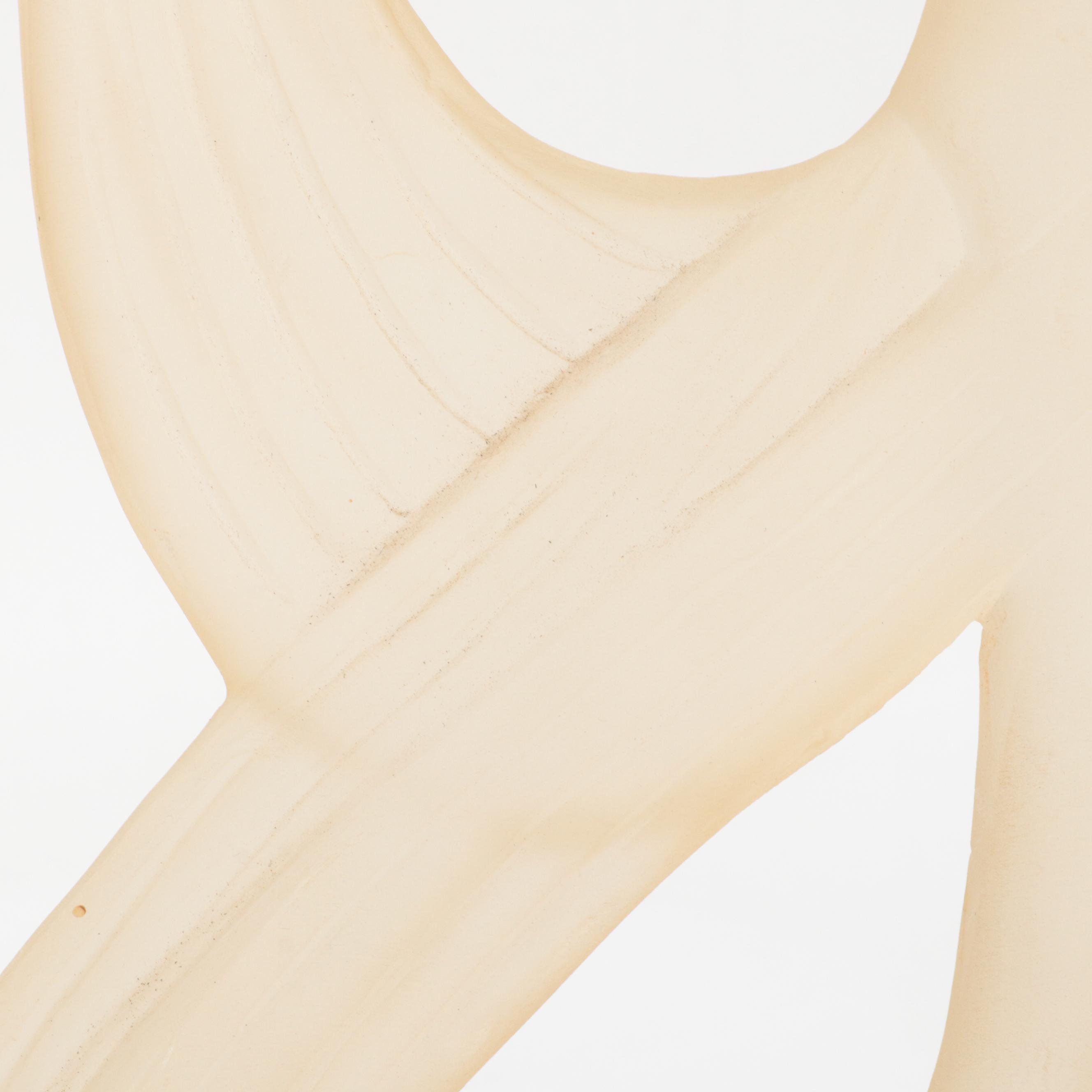 Art Deco Style Frosted Cast Resin Nude Figural Statuette