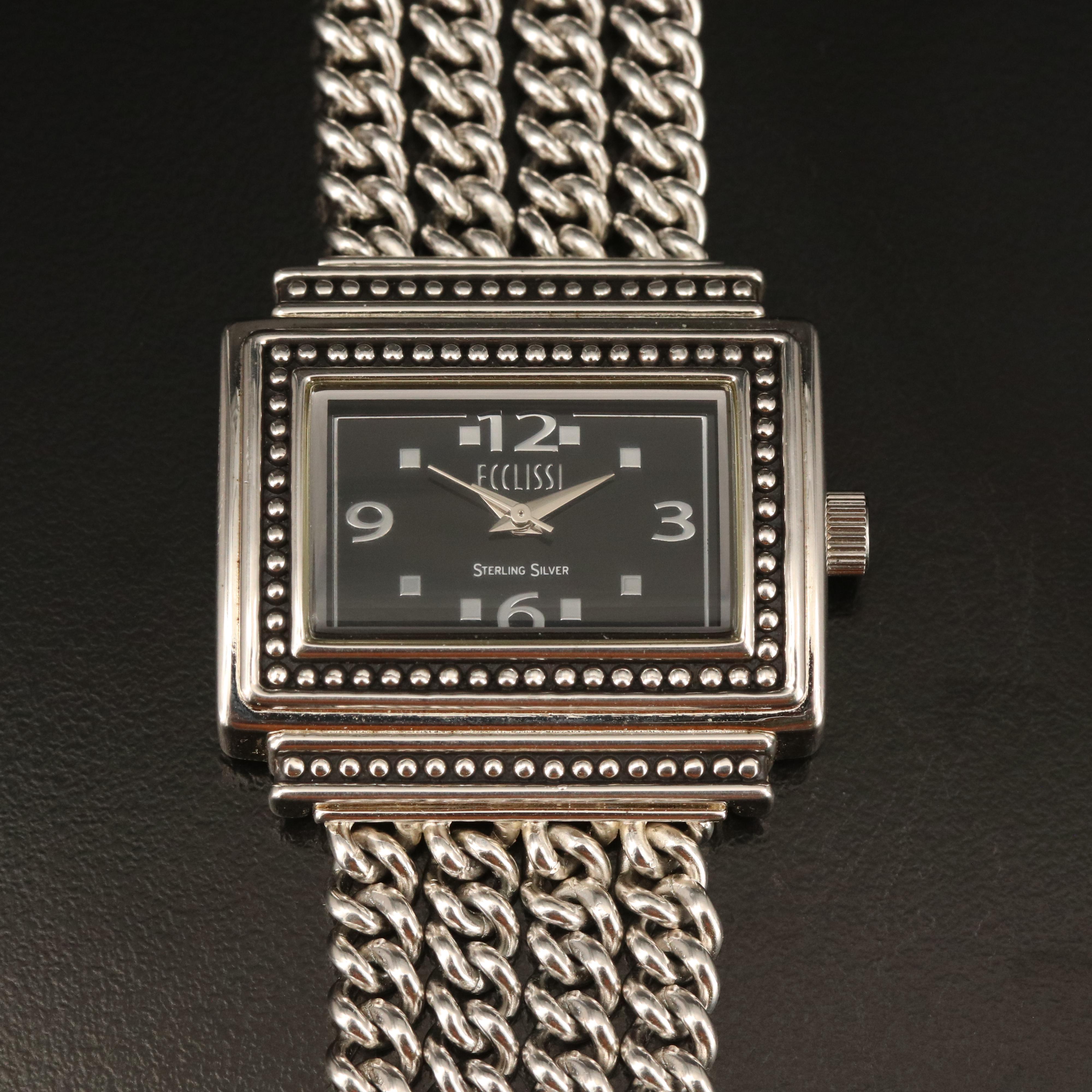 Ecclissi Sterling Silver Quartz Watch