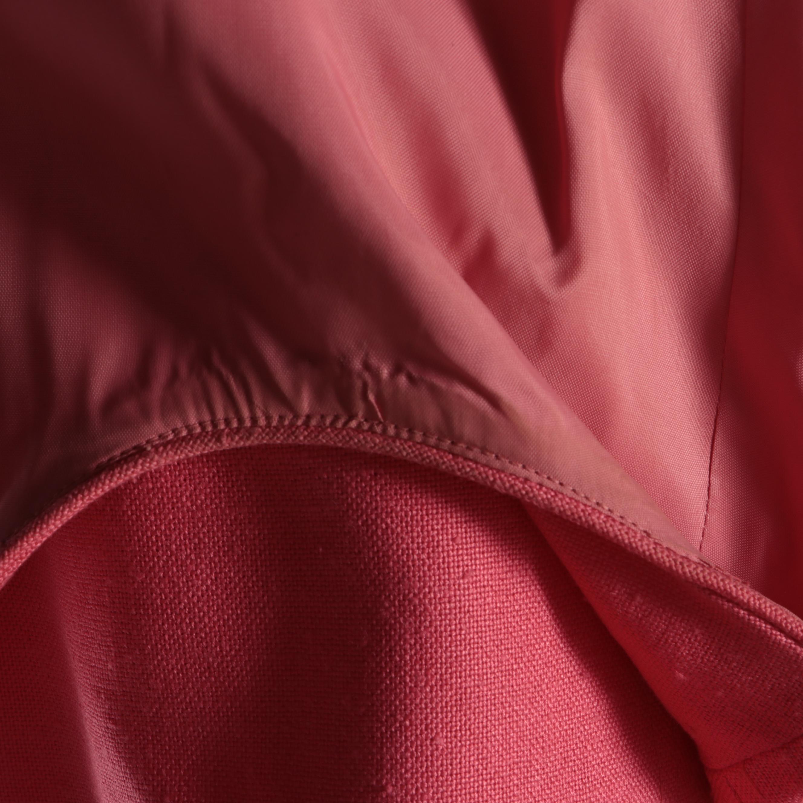 John Meyer of Norwich Pink Linen Dress Suit, Late 1960s