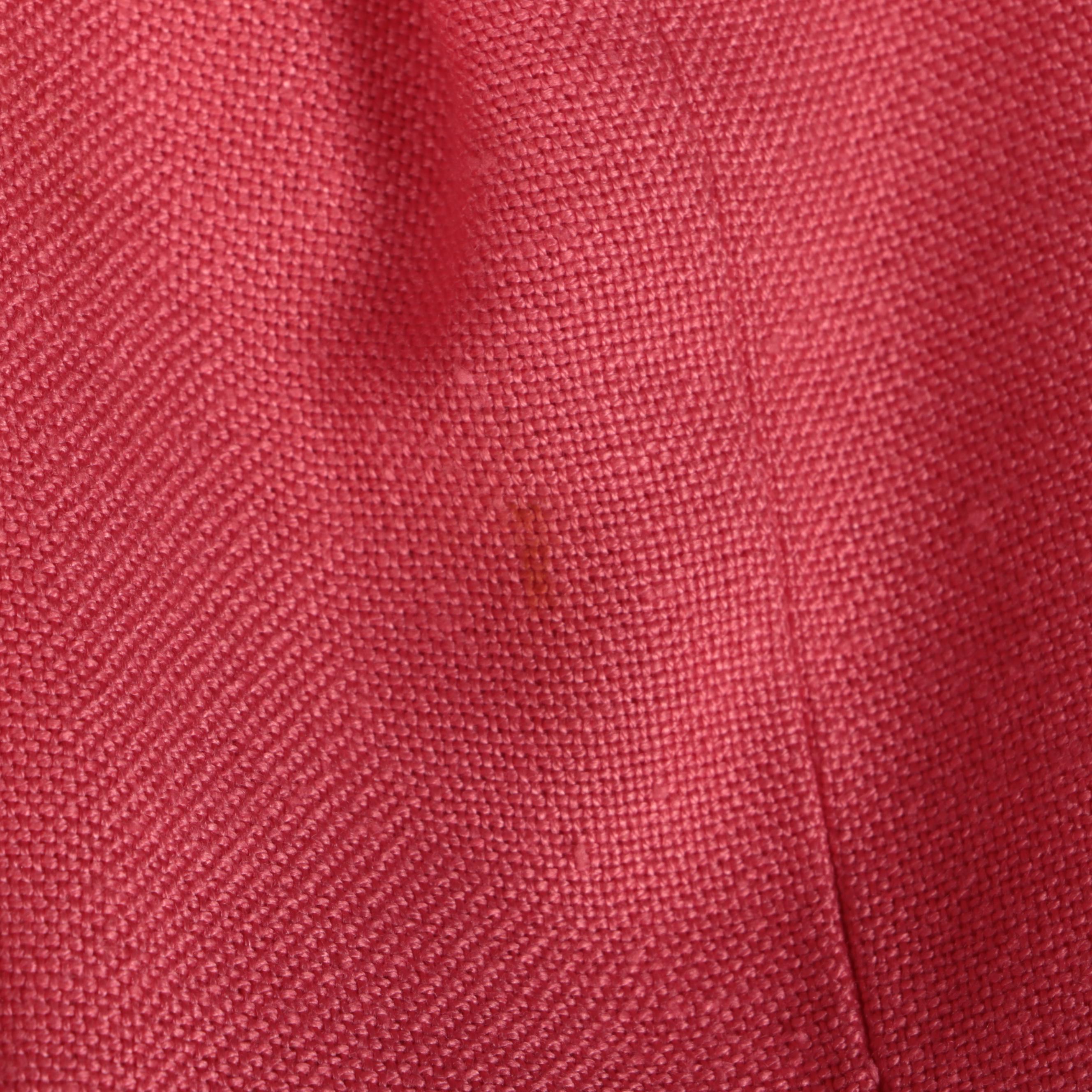 John Meyer of Norwich Pink Linen Dress Suit, Late 1960s