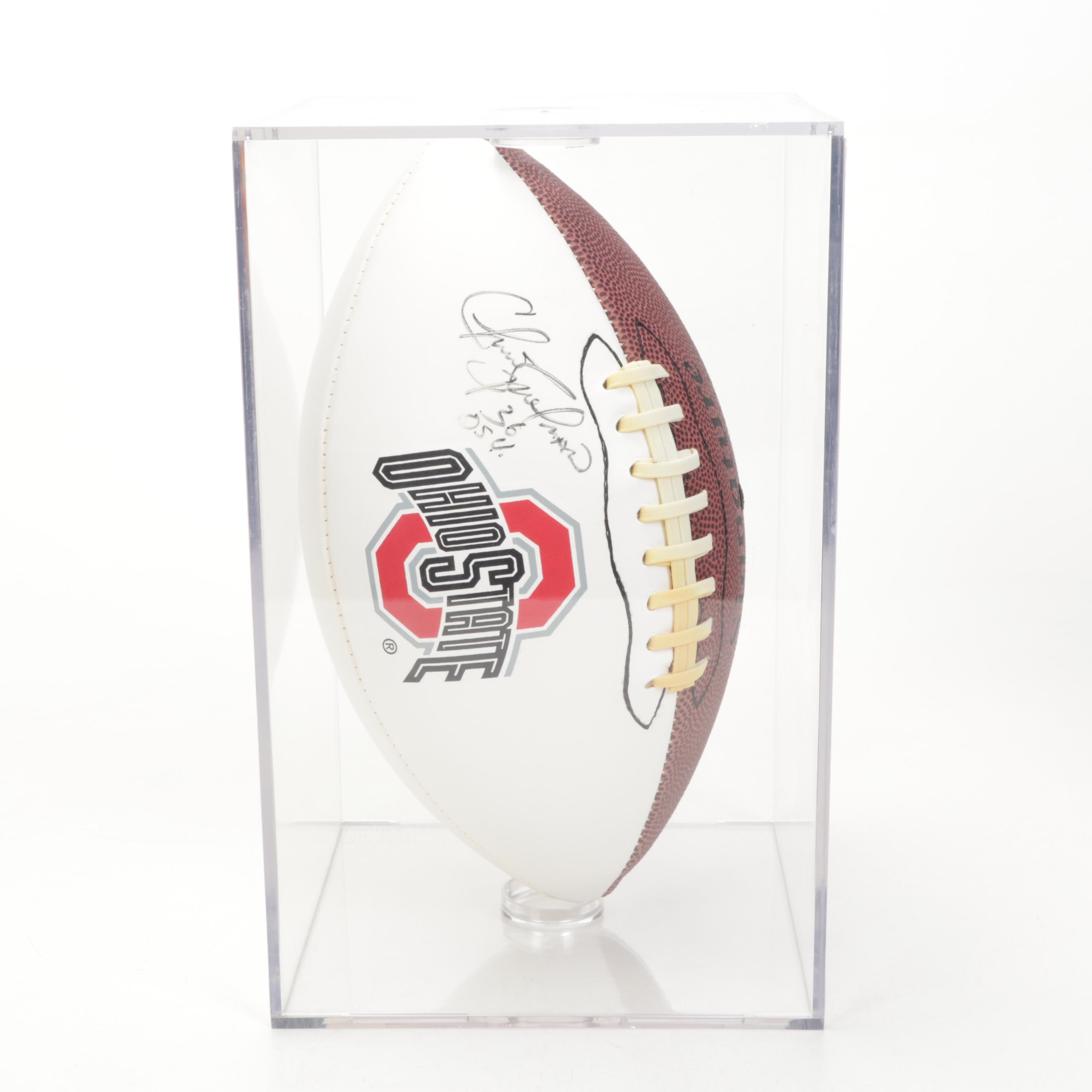 Chris Spielman Signed OSU Football and Jerseys, 2000s