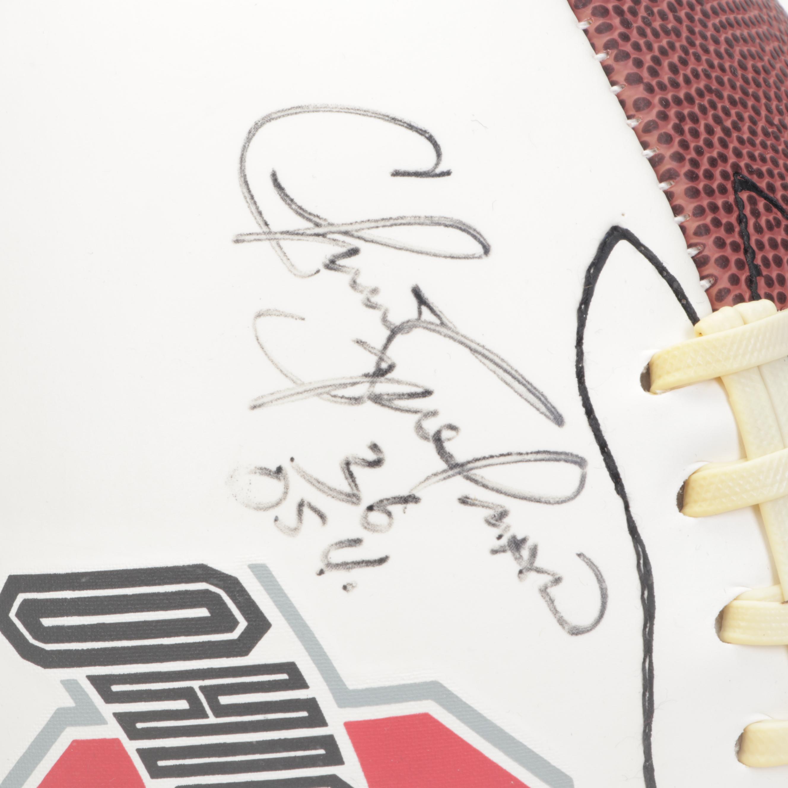 Chris Spielman Signed OSU Football and Jerseys, 2000s