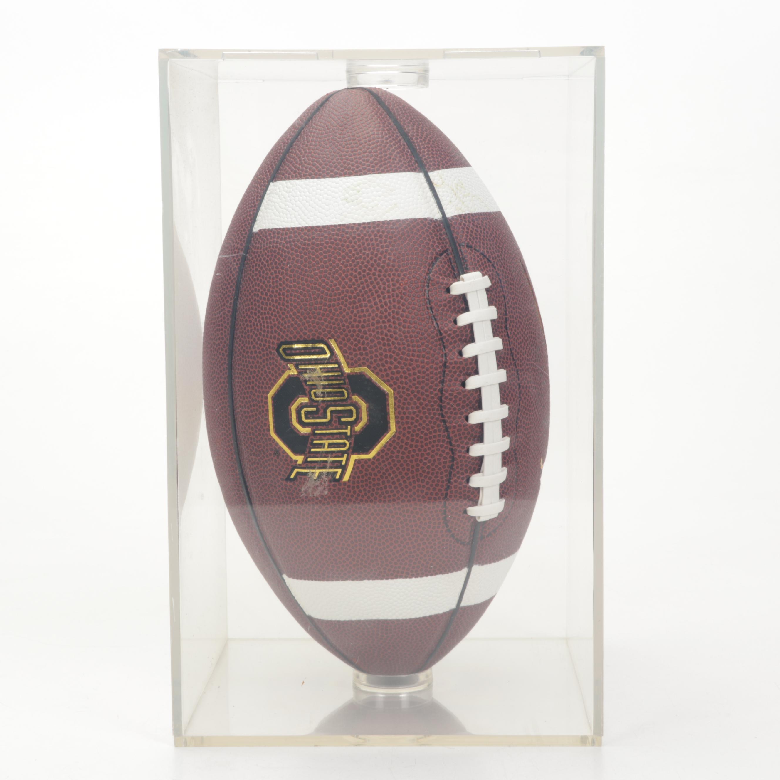 Chris Spielman Signed OSU Football and Jerseys, 2000s