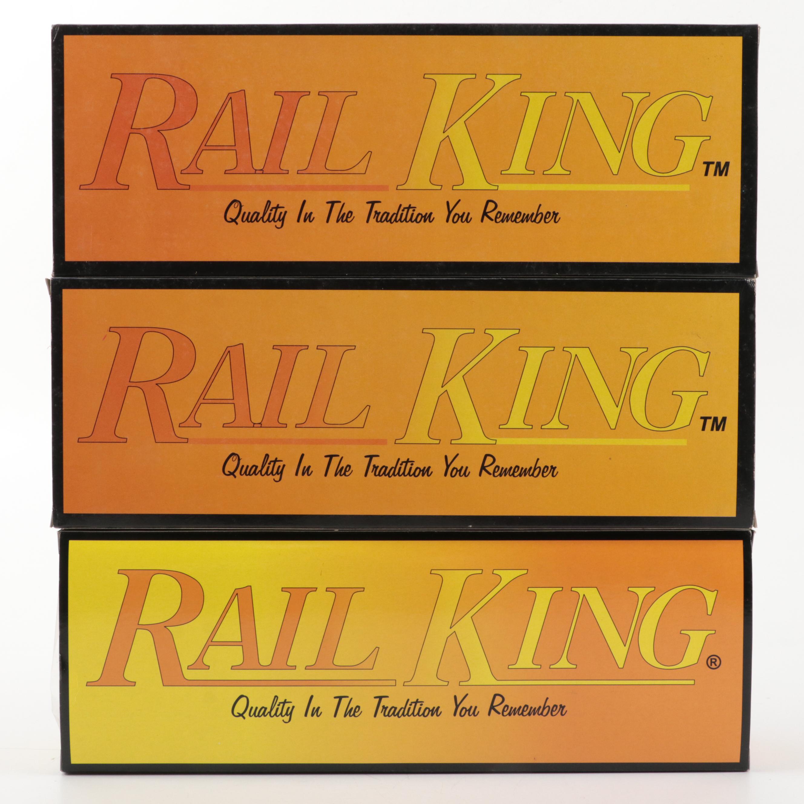 Rail King by M.T.H. Electric Trains Tank Cars and Caboose