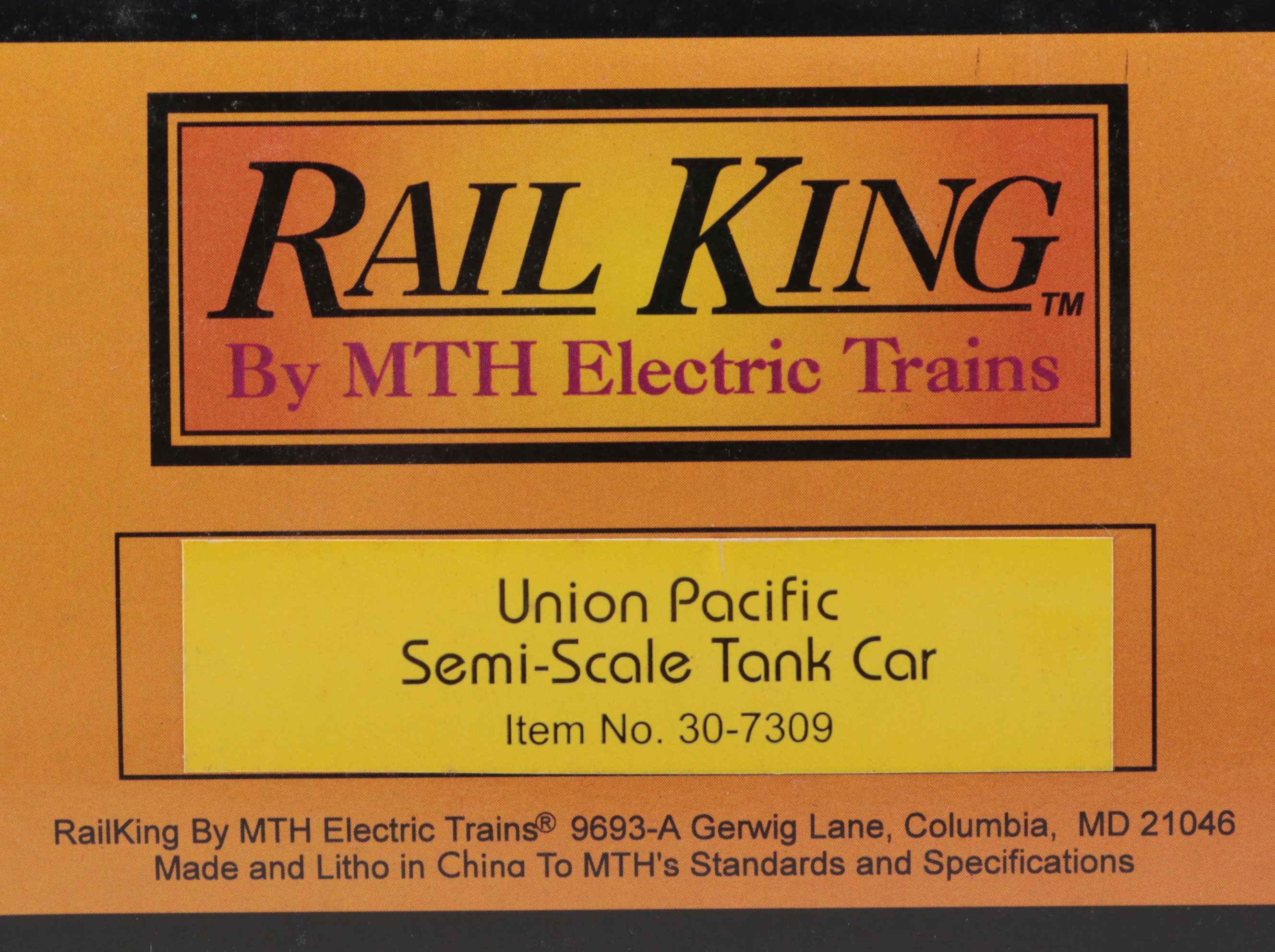 Rail King by M.T.H. Electric Trains Tank Cars and Caboose