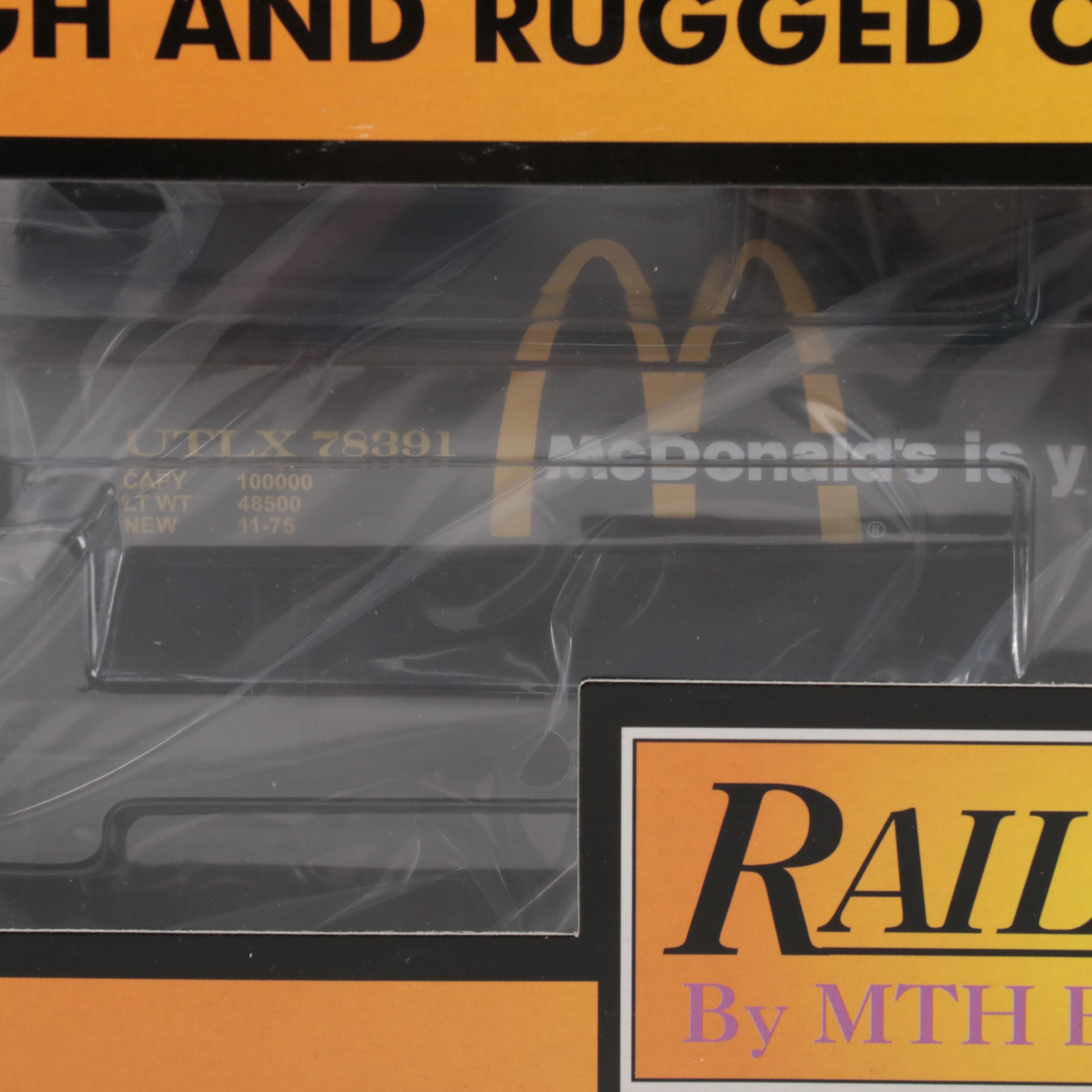 Rail King by M.T.H. Electric Trains Tank Cars and Caboose