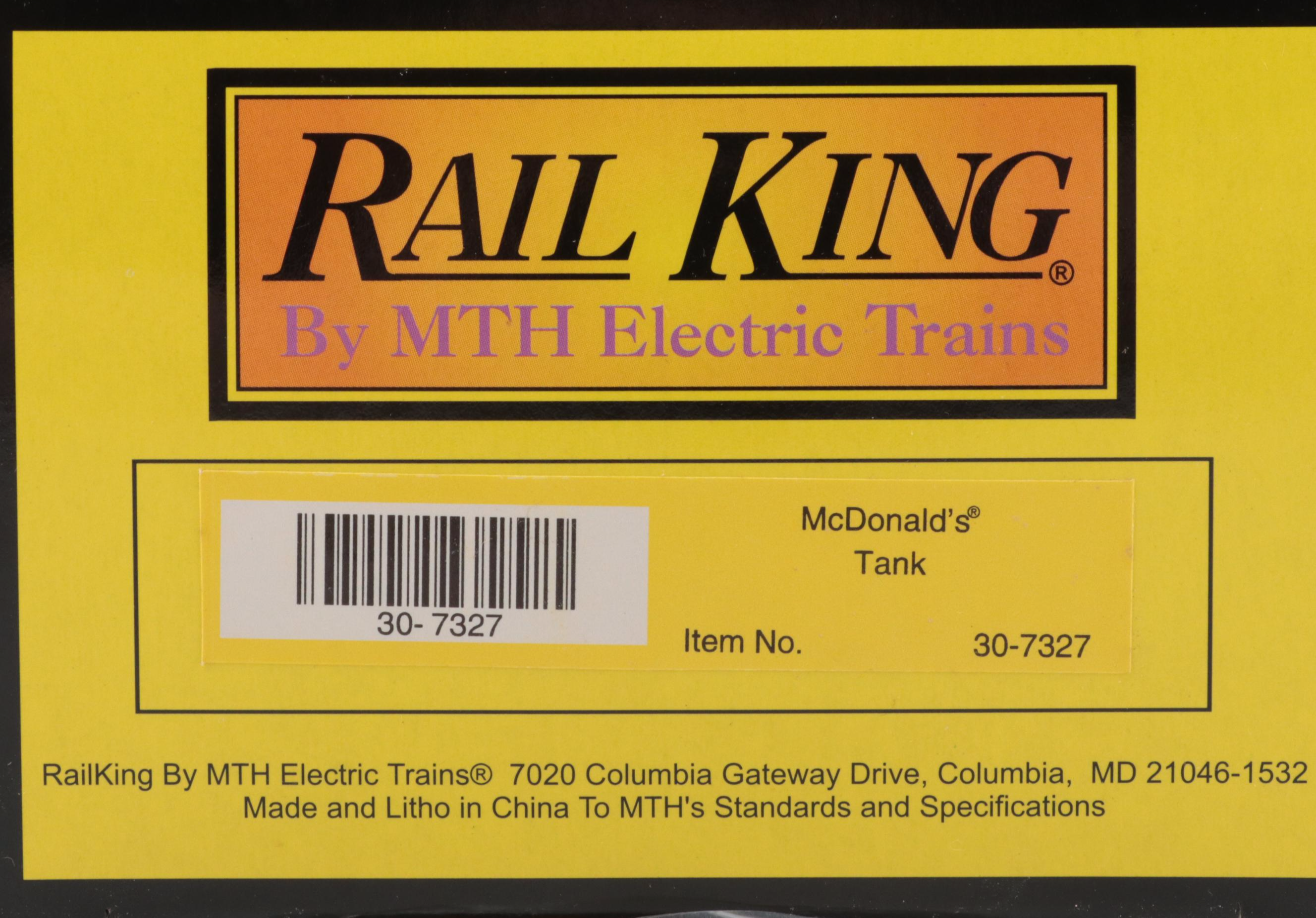 Rail King by M.T.H. Electric Trains Tank Cars and Caboose
