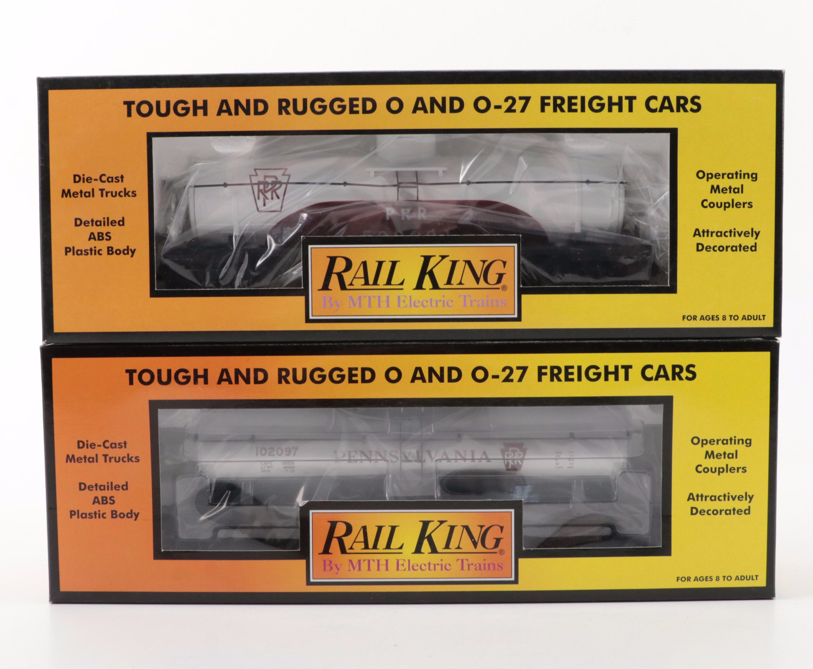 Rail King by M.T.H. Electric Trains Tank Cars and Caboose