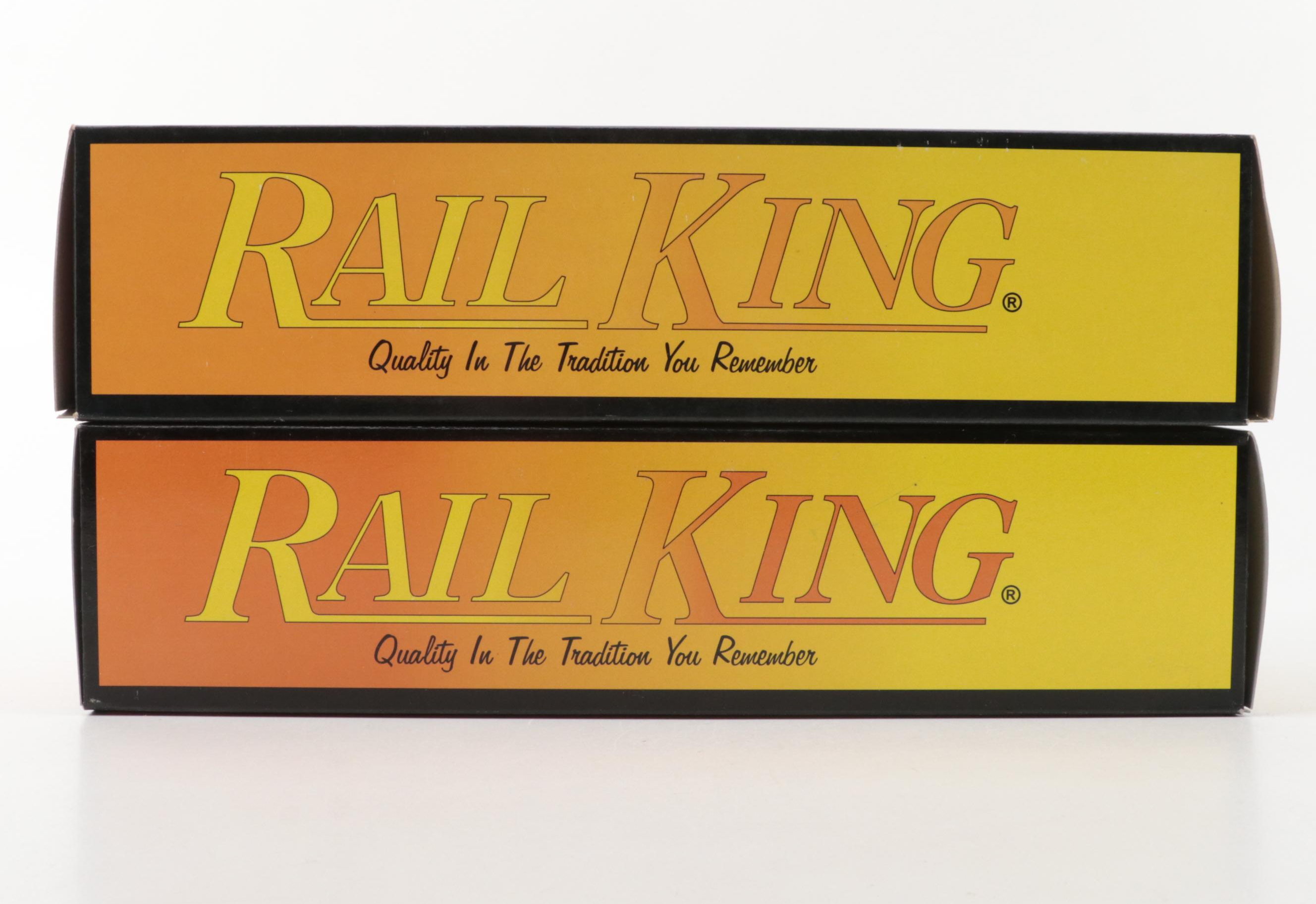 Rail King by M.T.H. Electric Trains Tank Cars and Caboose