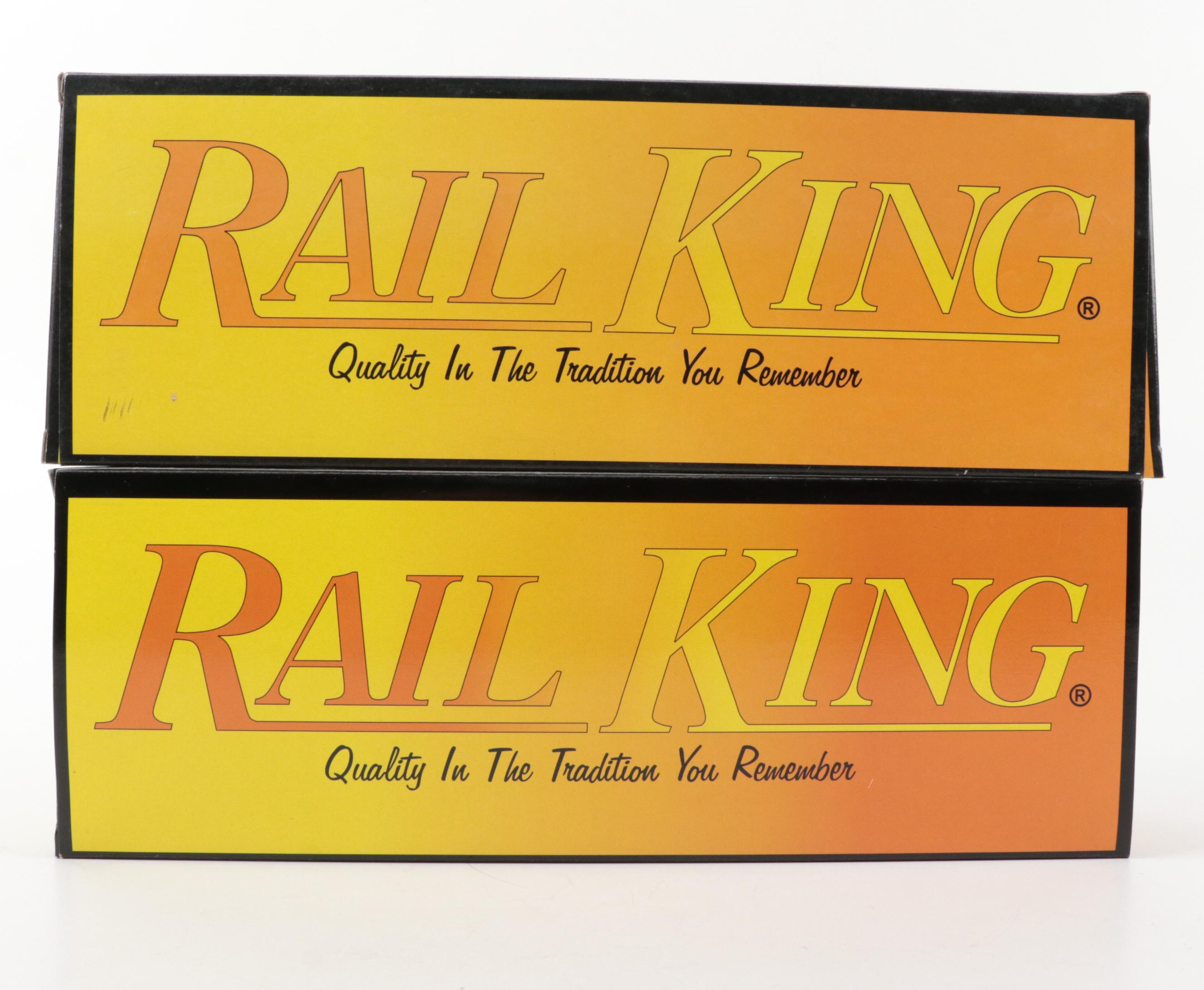 Rail King by M.T.H. Electric Trains Tank Cars and Caboose