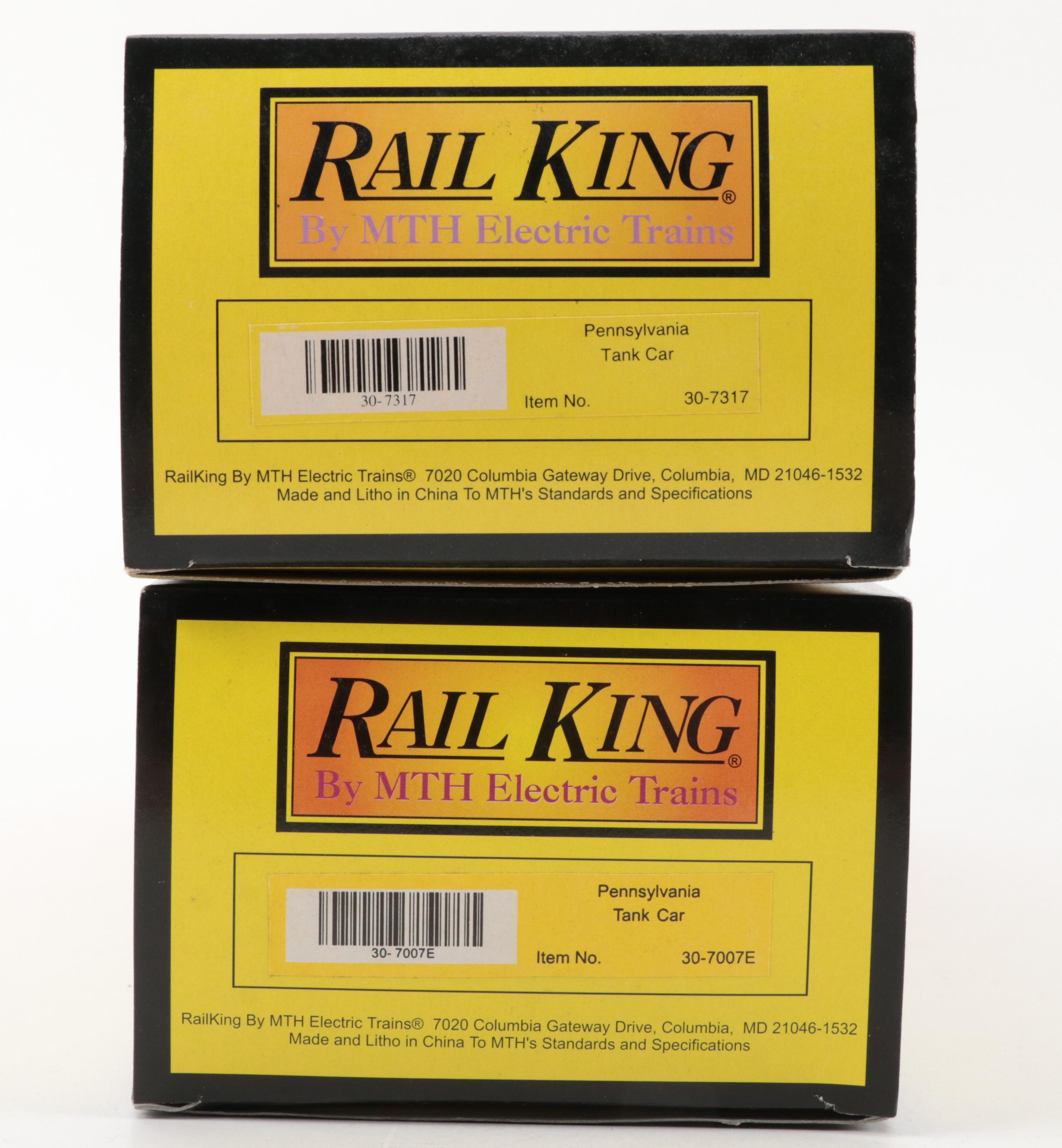 Rail King by M.T.H. Electric Trains Tank Cars and Caboose