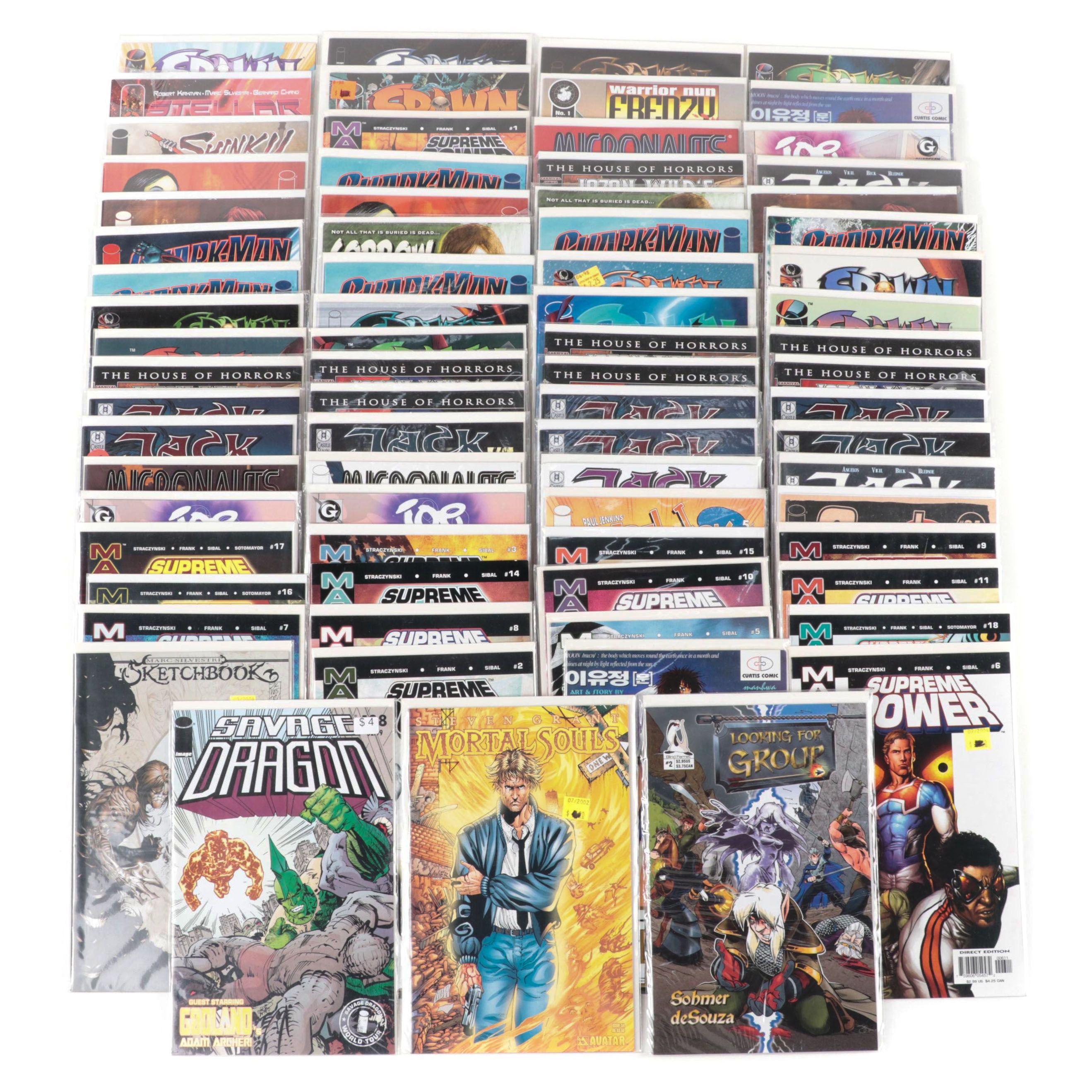 Modern Age Comics Including "Spawn," "Supreme Power," and More