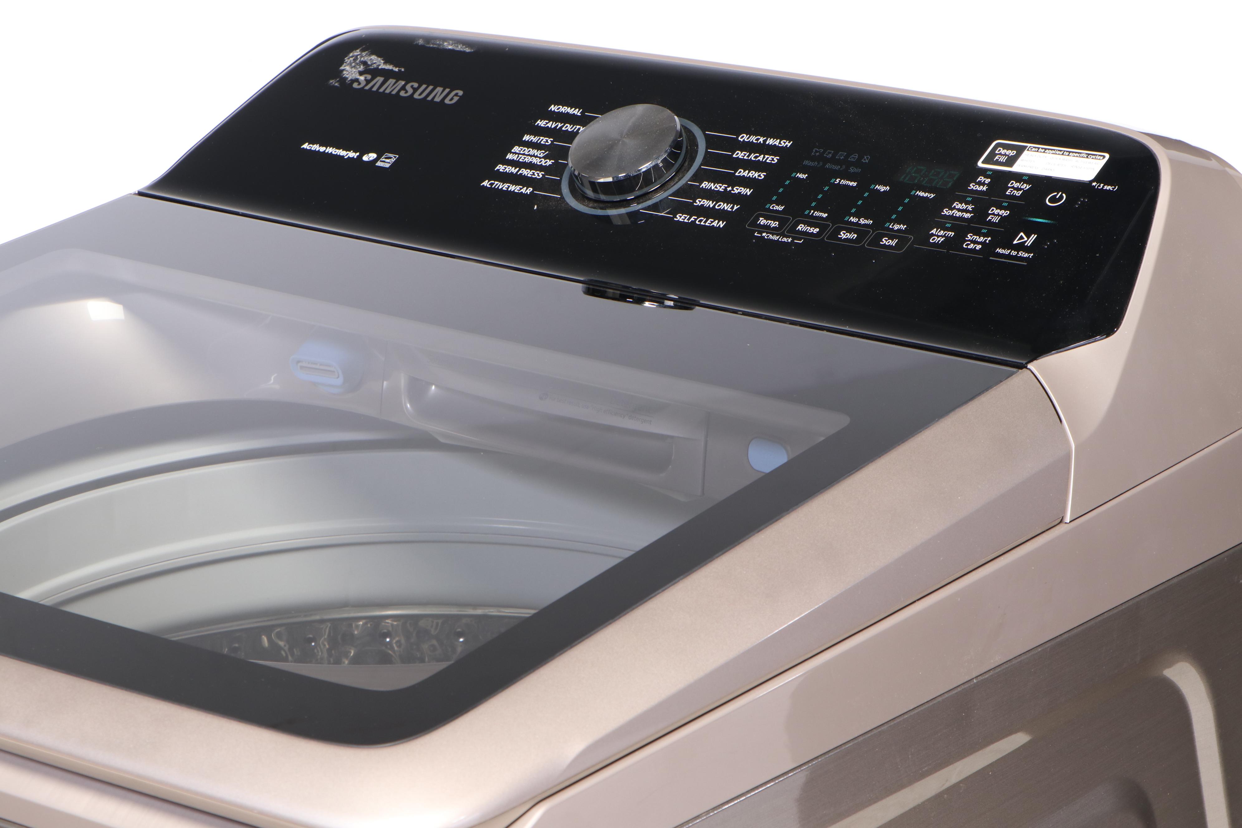 Samsung 5.0 Cu. Ft. Champagne Finish Top Load Electric Washer