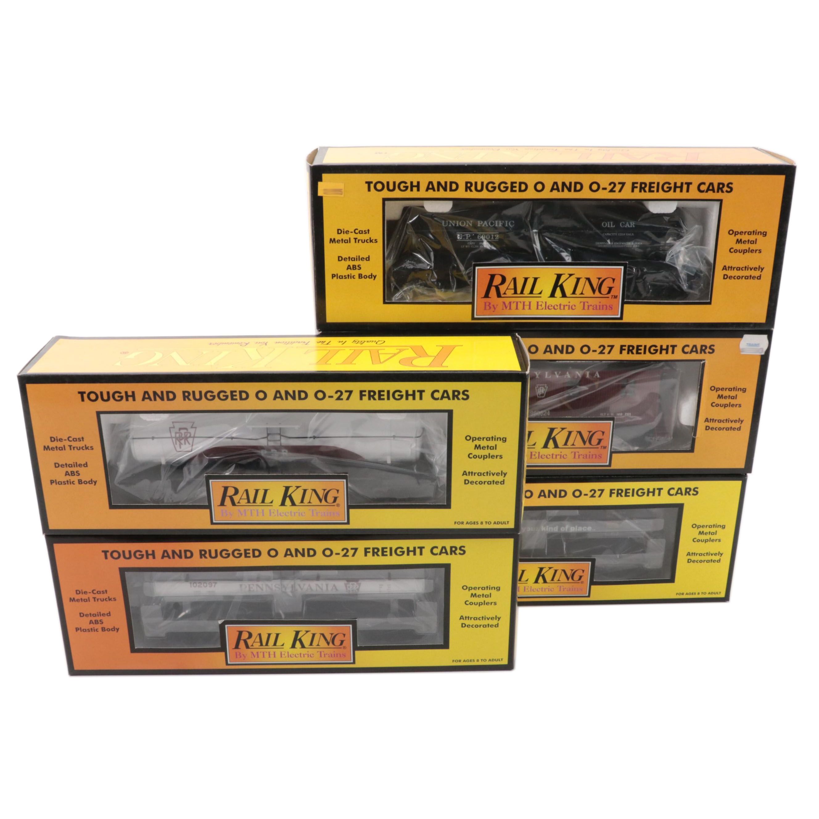 Rail King by M.T.H. Electric Trains Tank Cars and Caboose