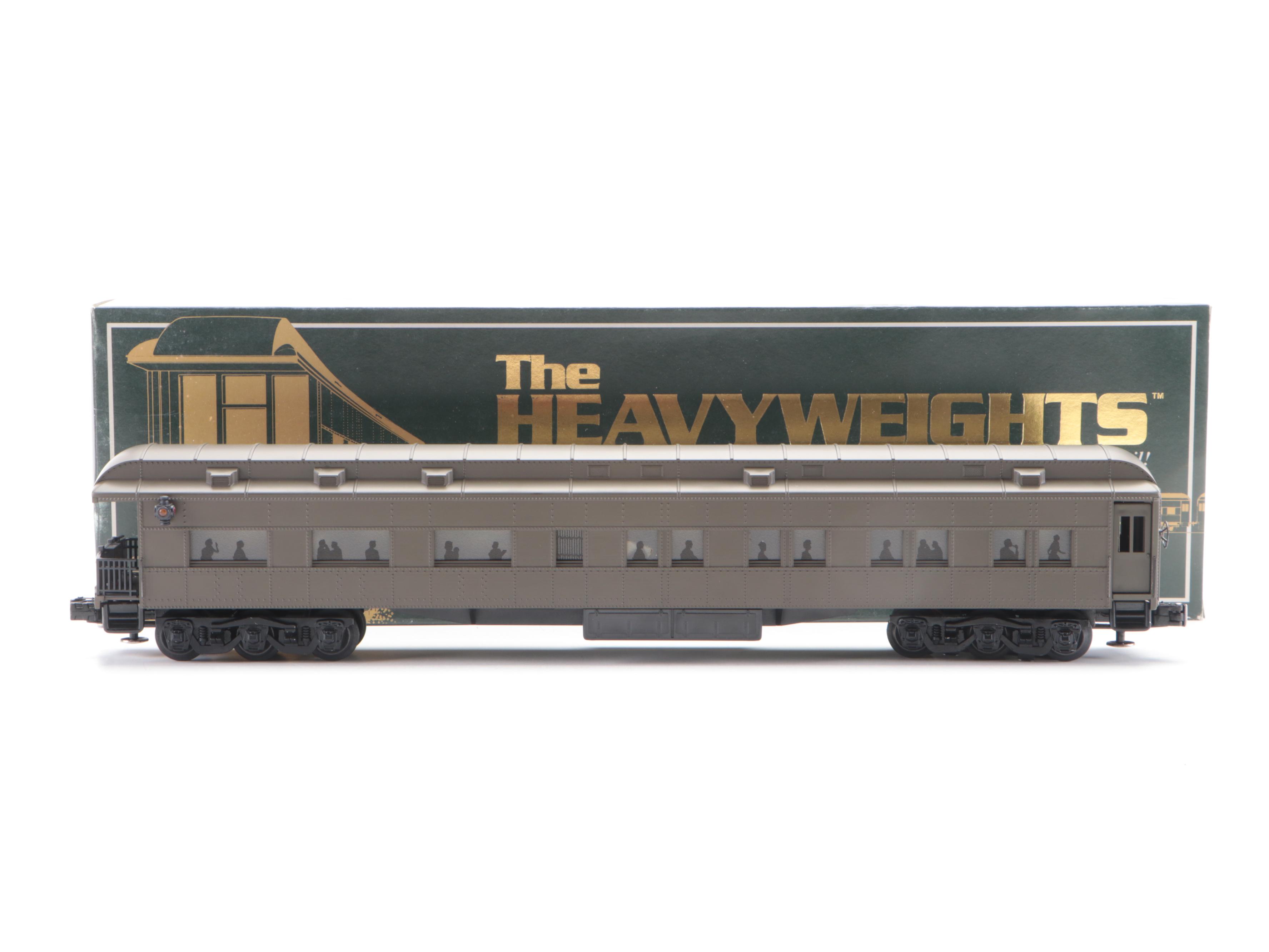 K-Line "The Heavyweights" O-Scale Passenger Train Cars, 1989