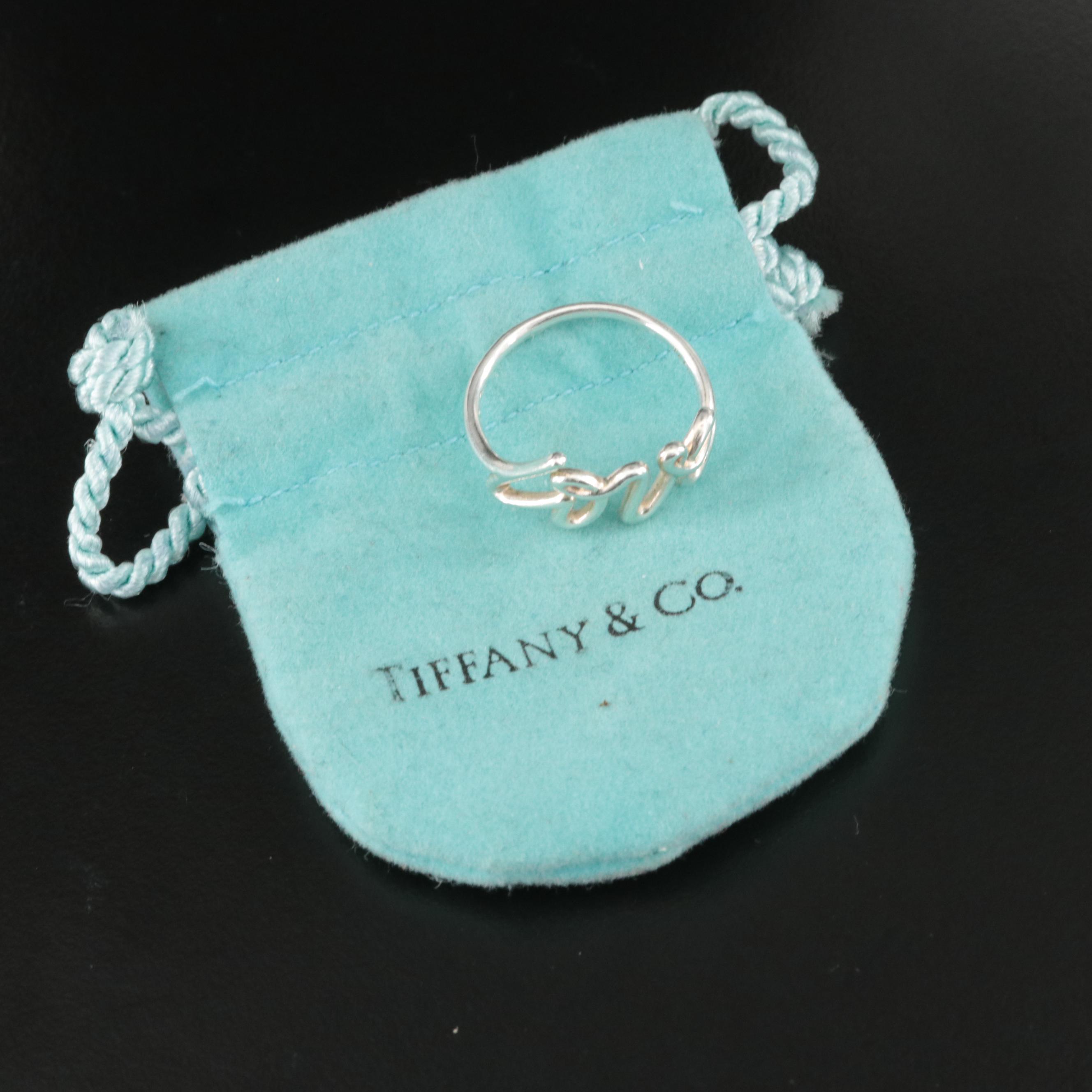 Paloma Picasso for Tiffany & Co. Sterling "Love" Ring