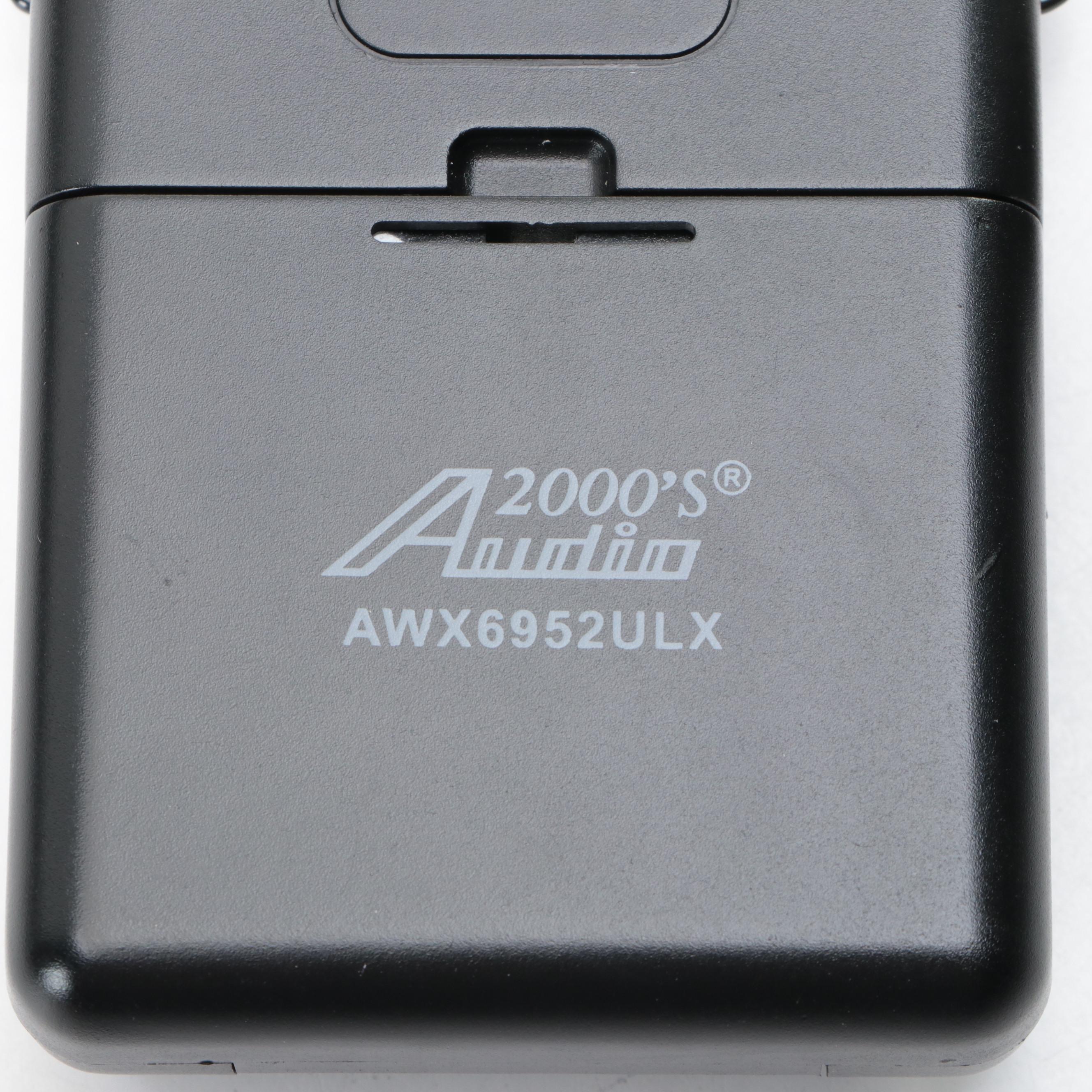 Audio2000'S Wireless Transmitter and Microphones with More in Hard Shell Case